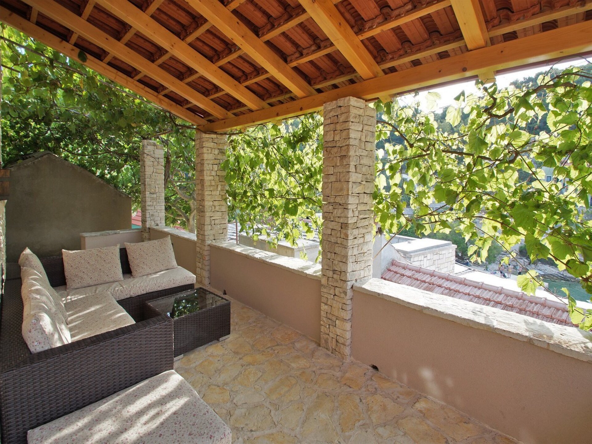 Stone House Mia: Authentiek stenen vakantiehuis met zeezicht in Vela Luka - foto 24