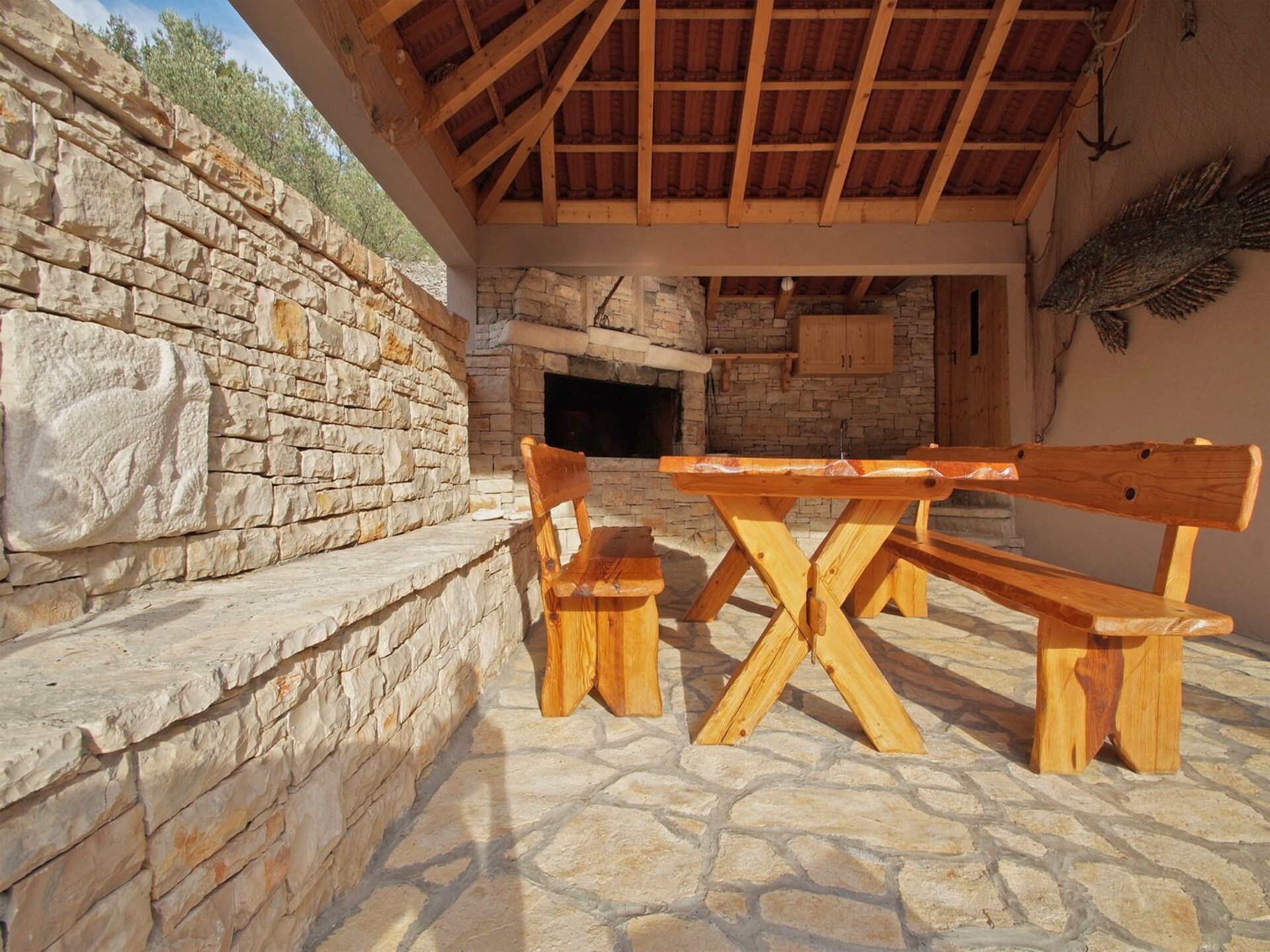 Stone House Mia: Authentiek stenen vakantiehuis met zeezicht in Vela Luka - foto 26