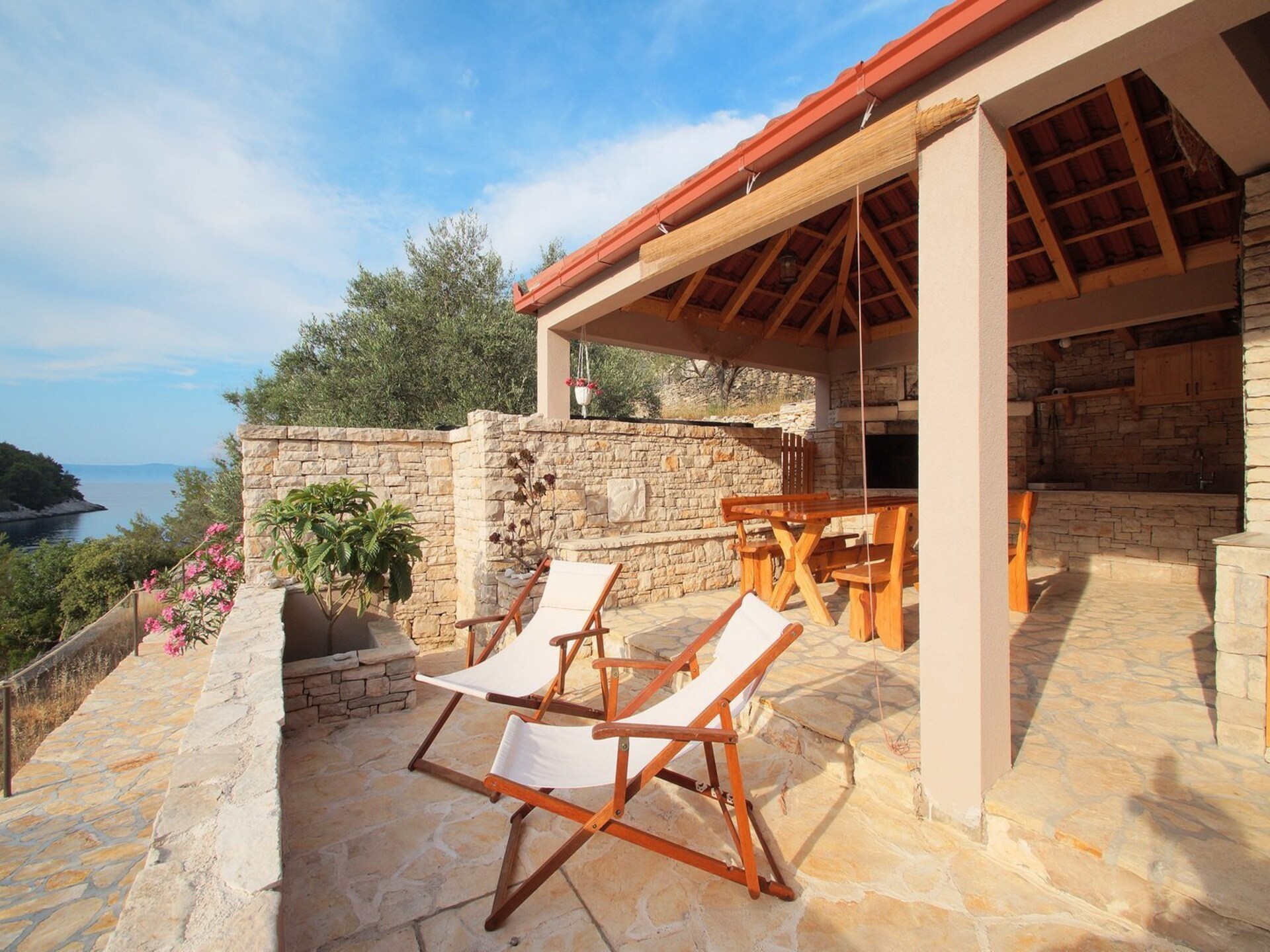 Stone House Mia: Authentiek stenen vakantiehuis met zeezicht in Vela Luka - foto 29