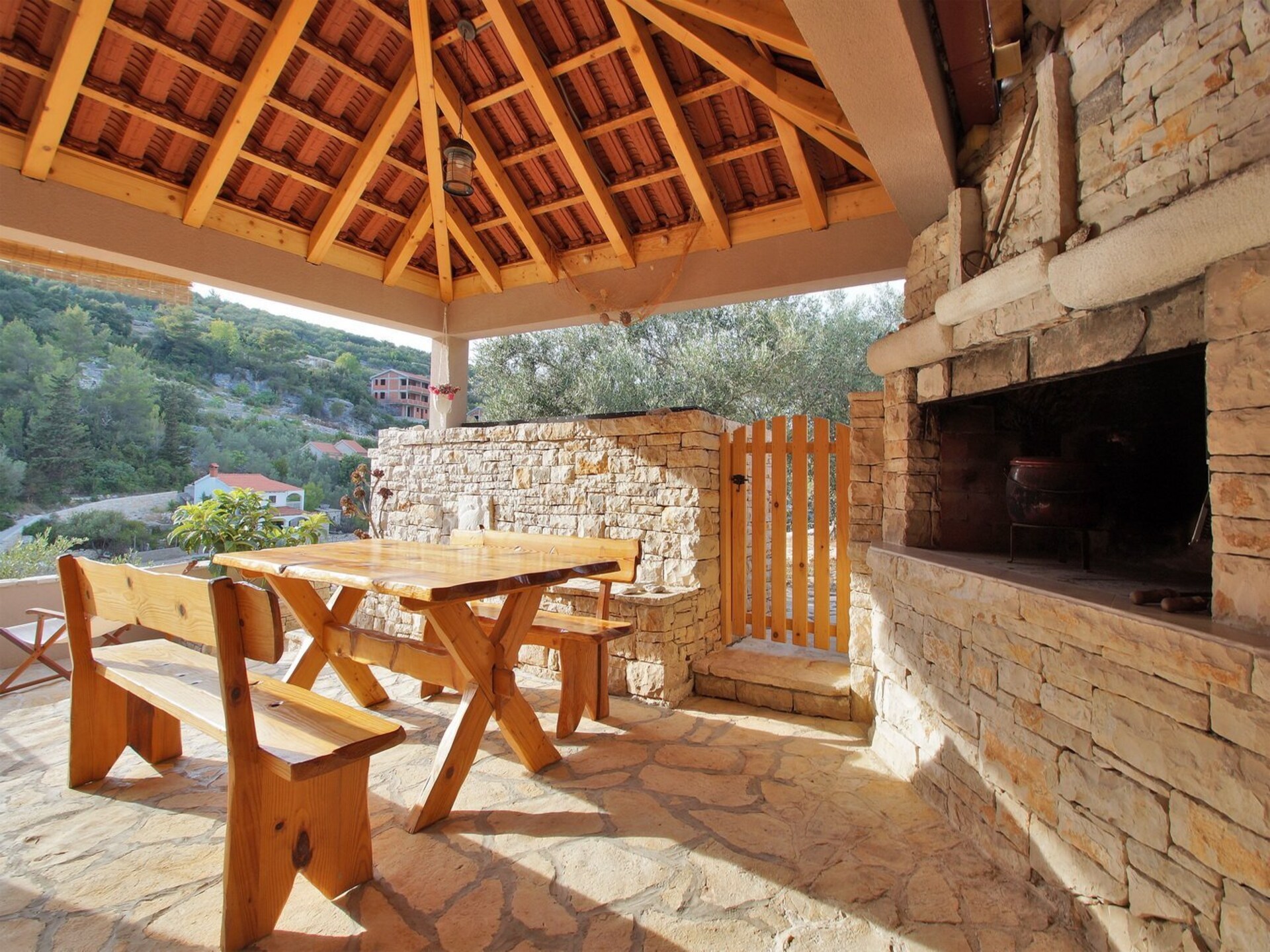 Stone House Mia: Authentiek stenen vakantiehuis met zeezicht in Vela Luka - foto 27