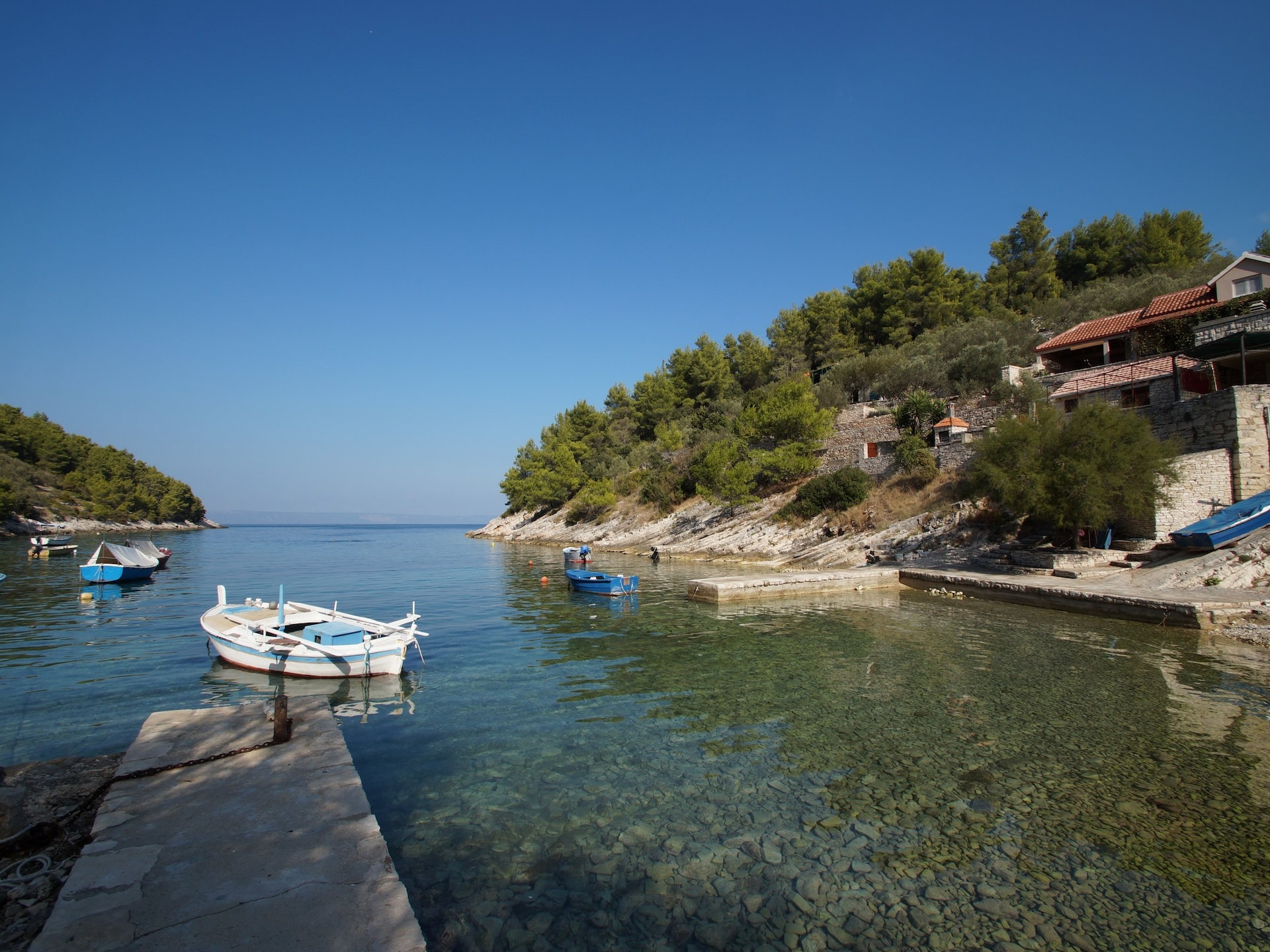 Stone House Mia: Authentiek stenen vakantiehuis met zeezicht in Vela Luka - foto 53