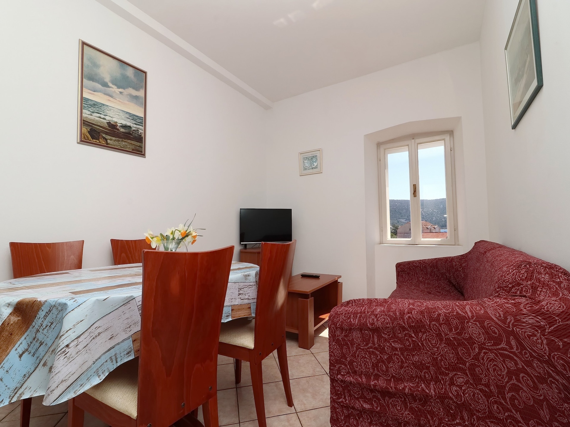 Op 400 m van het strand: Ruim appartement in Slano voor 4 personen - foto 3