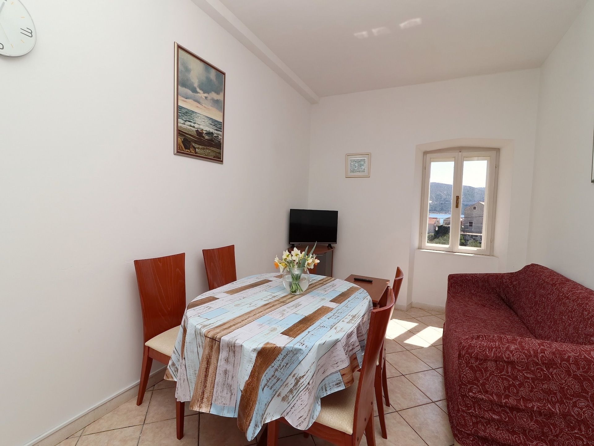 Op 400 m van het strand: Ruim appartement in Slano voor 4 personen - foto 4