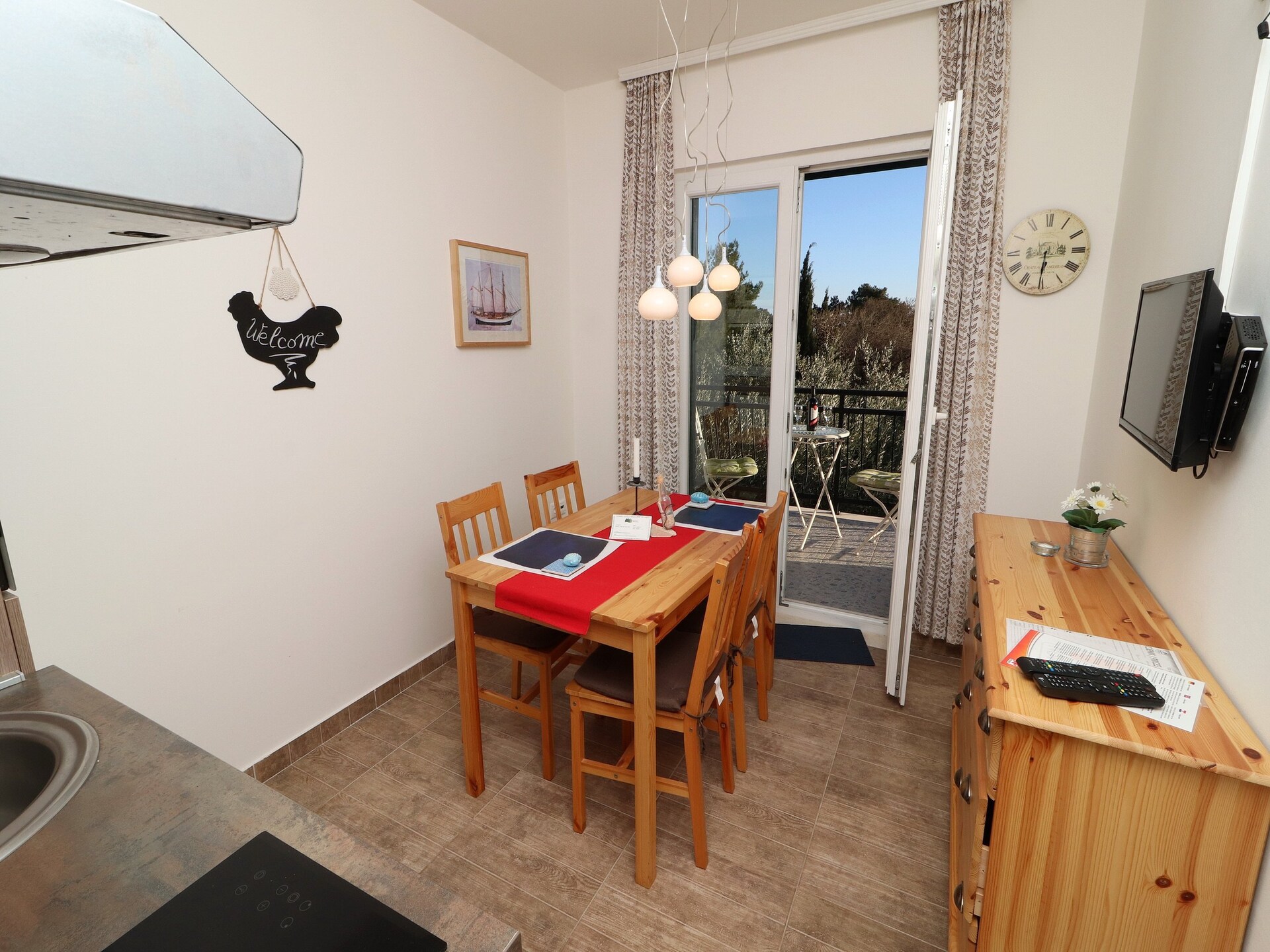 Knus appartement voor 2 aan zee in Orebić met balkon en uitzicht op de tuin - foto 3