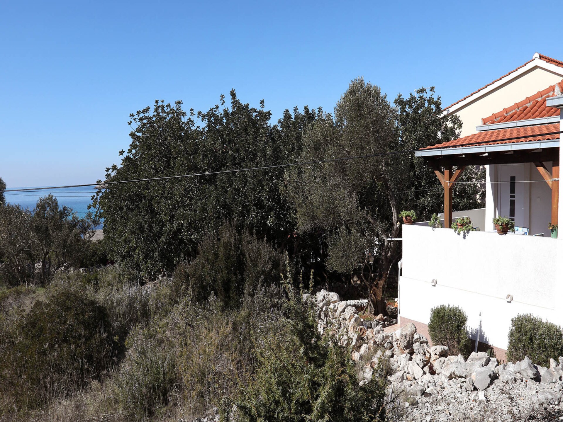 Appartement Meri: Strandappartement voor 6 op Drvenik Mali bij Trogir - foto 13