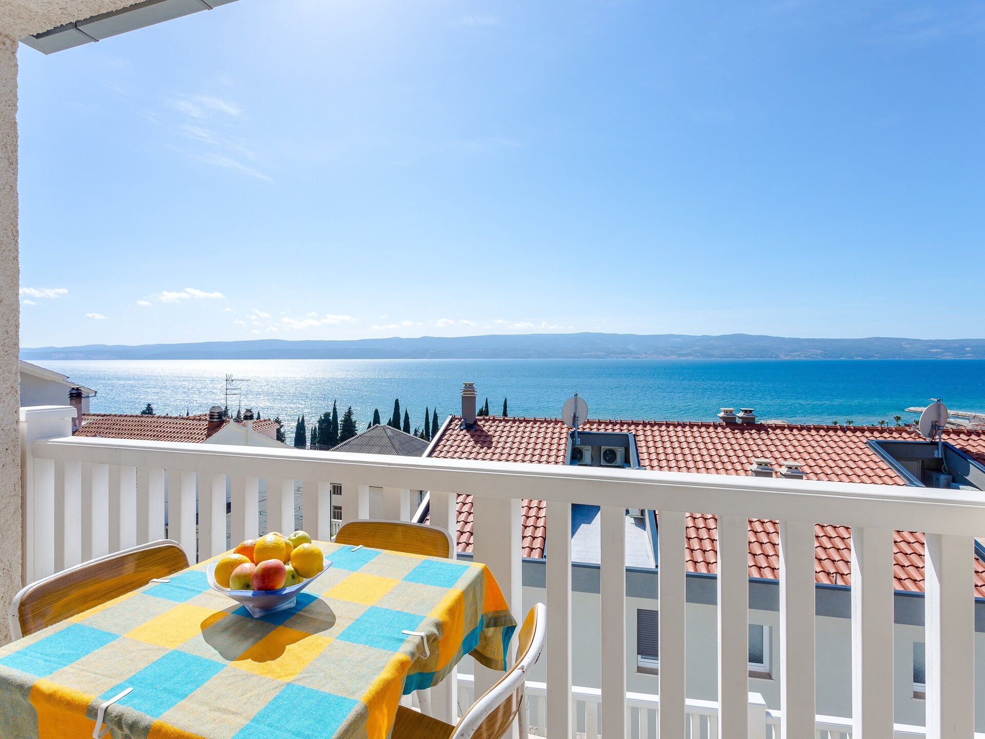 6-persoons appartement aan het strand in Omis met zeezicht - foto 10