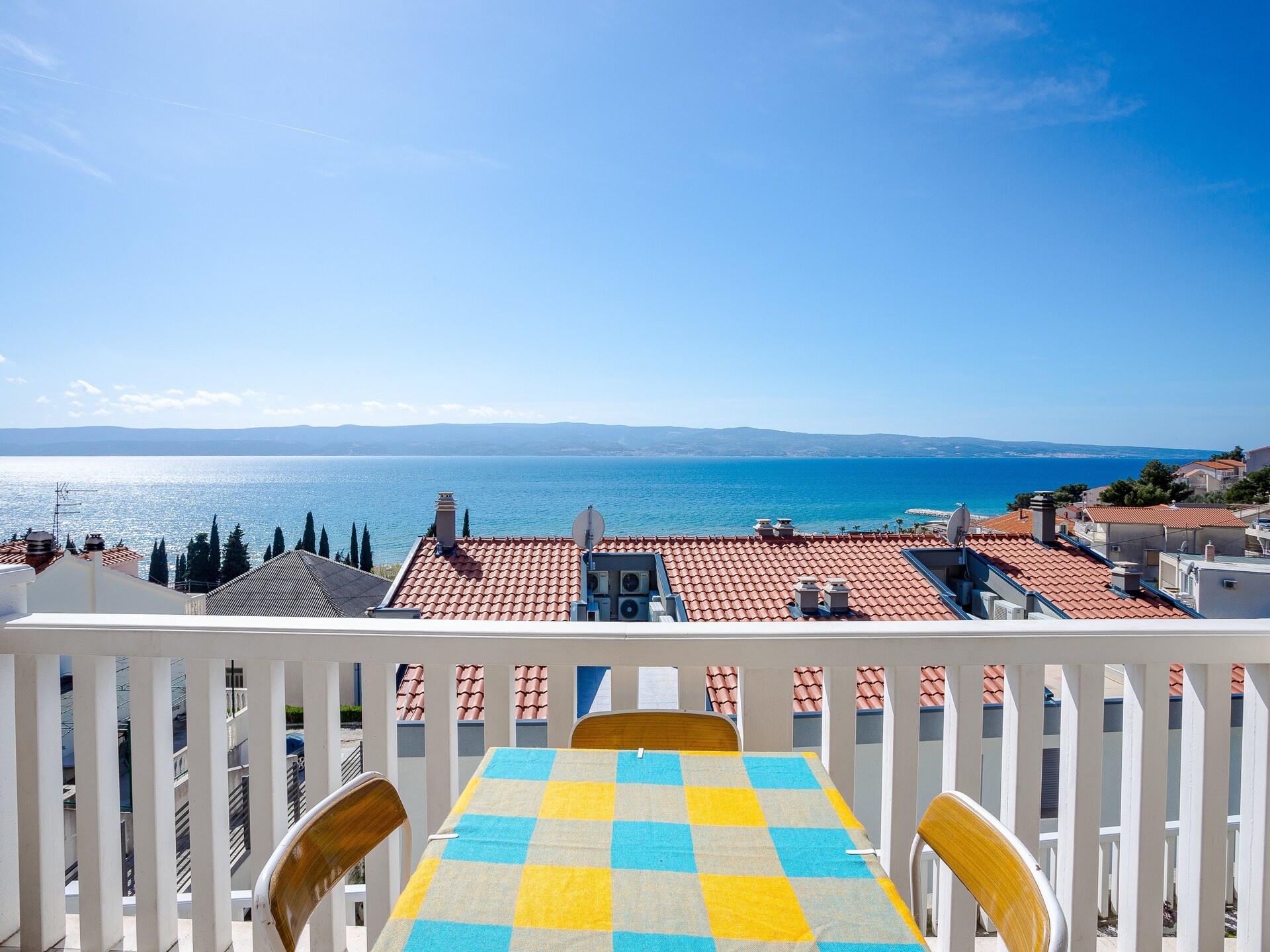 6-persoons appartement aan het strand in Omis met zeezicht - foto 12