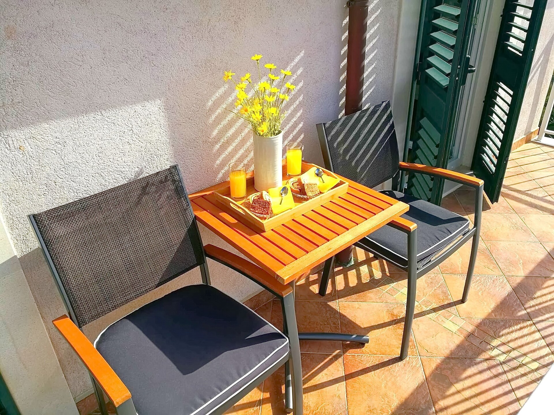Appartement Kola: 2 slaapkamers, zeezicht, 600m van het strand in Banici - foto 6