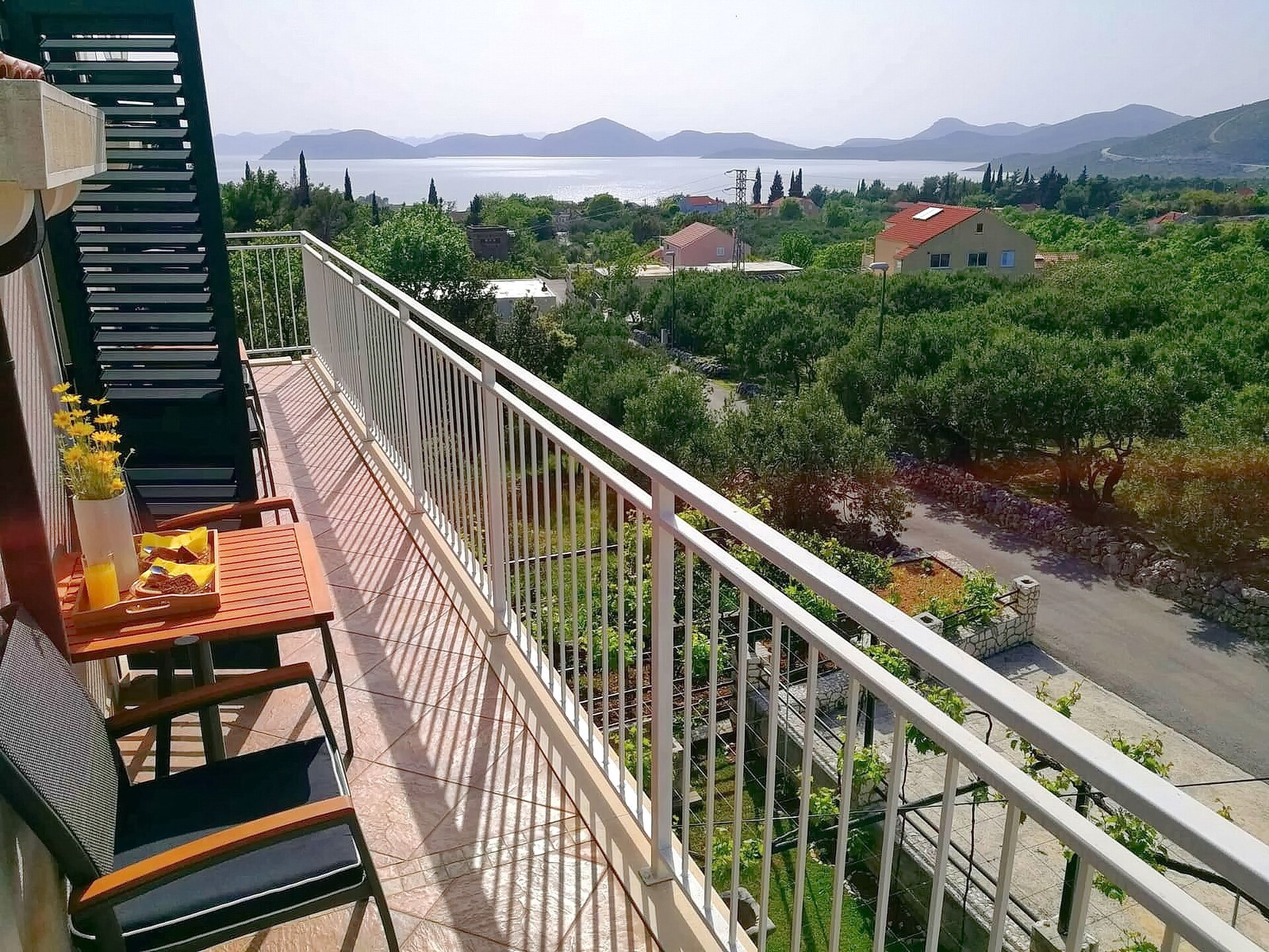 Appartement Kola: 2 slaapkamers, zeezicht, 600m van het strand in Banici - foto 7