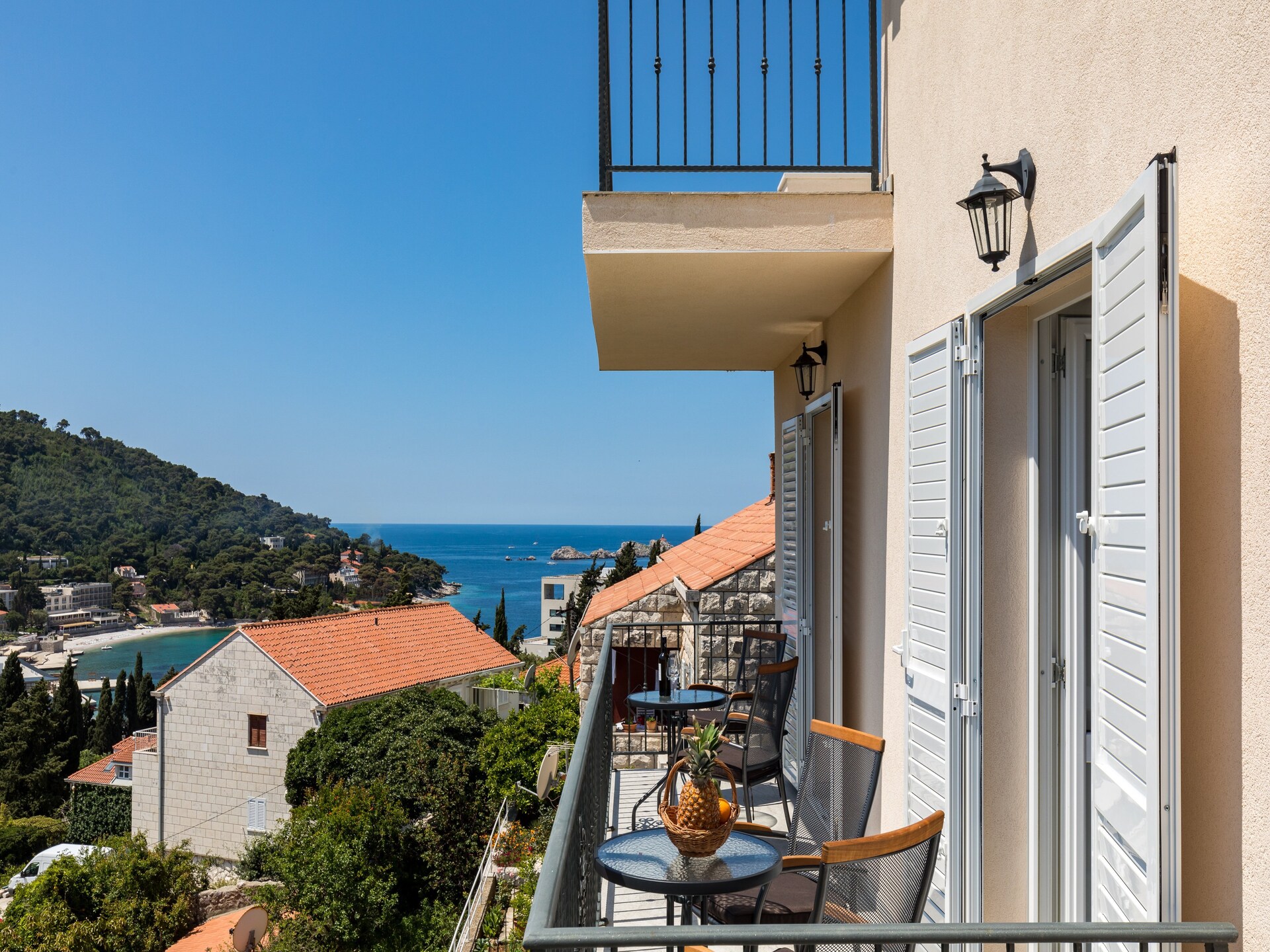 Fris appartement met balkon bij zee op Babin Kuk, Dubrovnik - foto 1