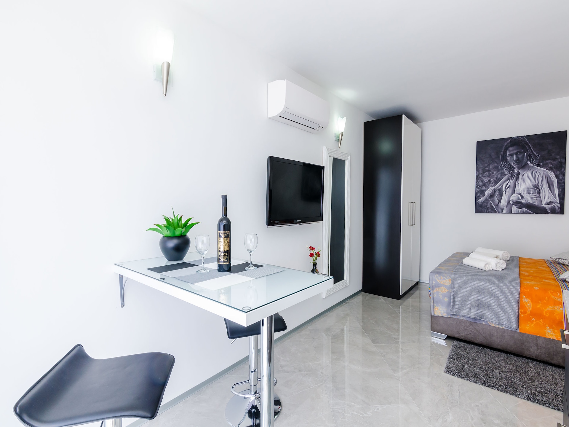 2-persoons studio appartement in Dubrovnik nabij het strand - foto 3