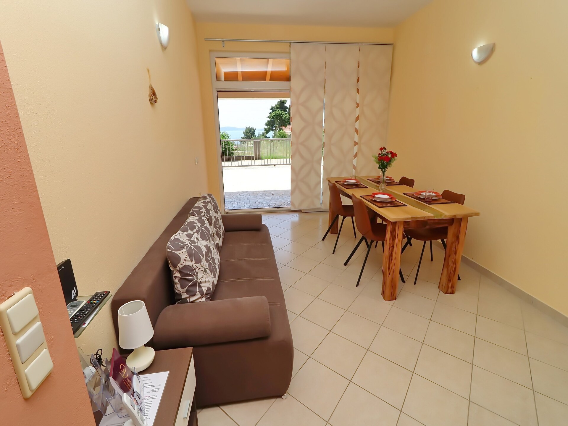 Appartement met zeezicht en terras in rustig Ruskovići, vlakbij Orebić - foto 1