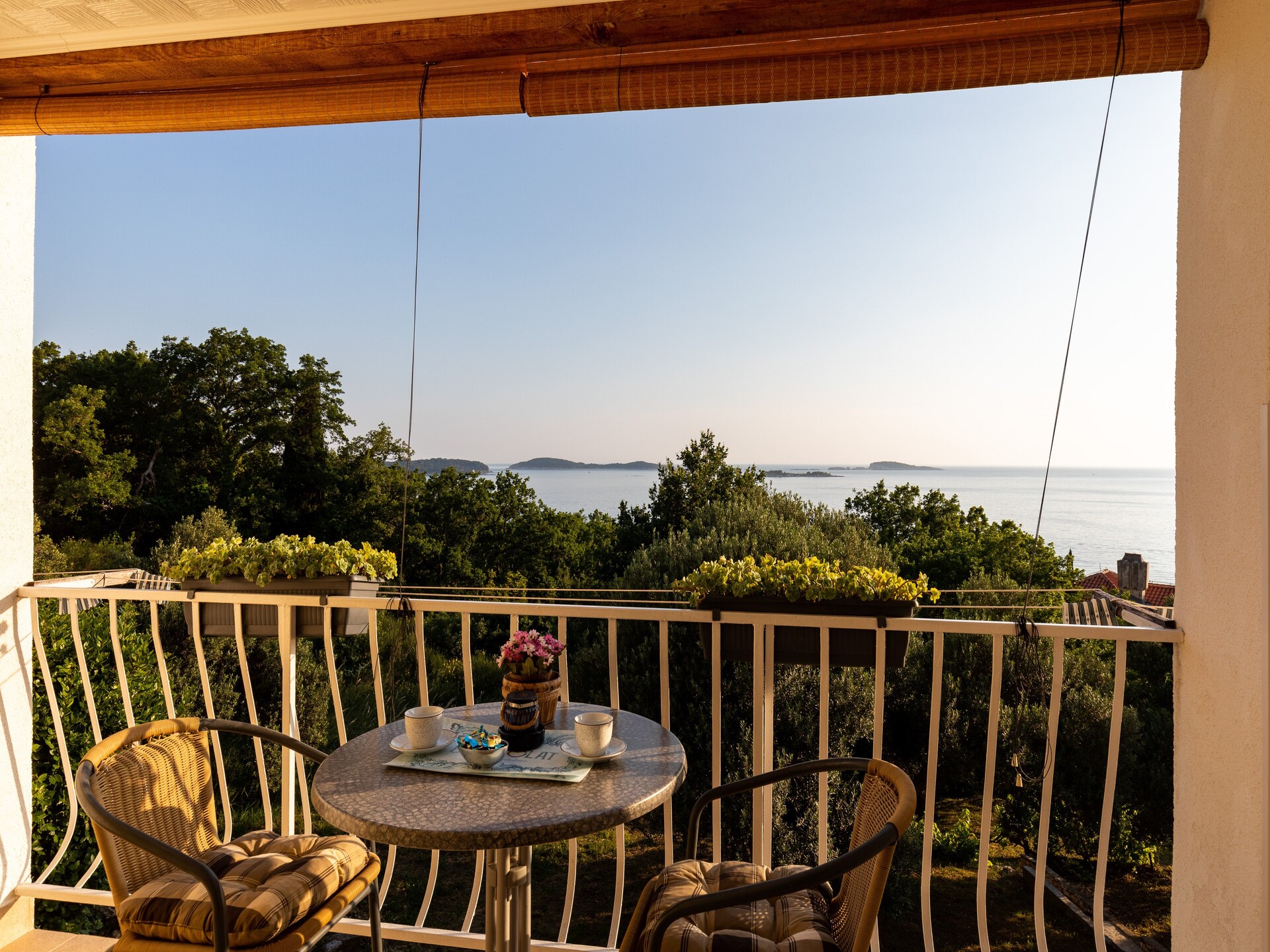 Double Room met balkon en zeezicht in Plat, vlakbij Dubrovnik - foto 5