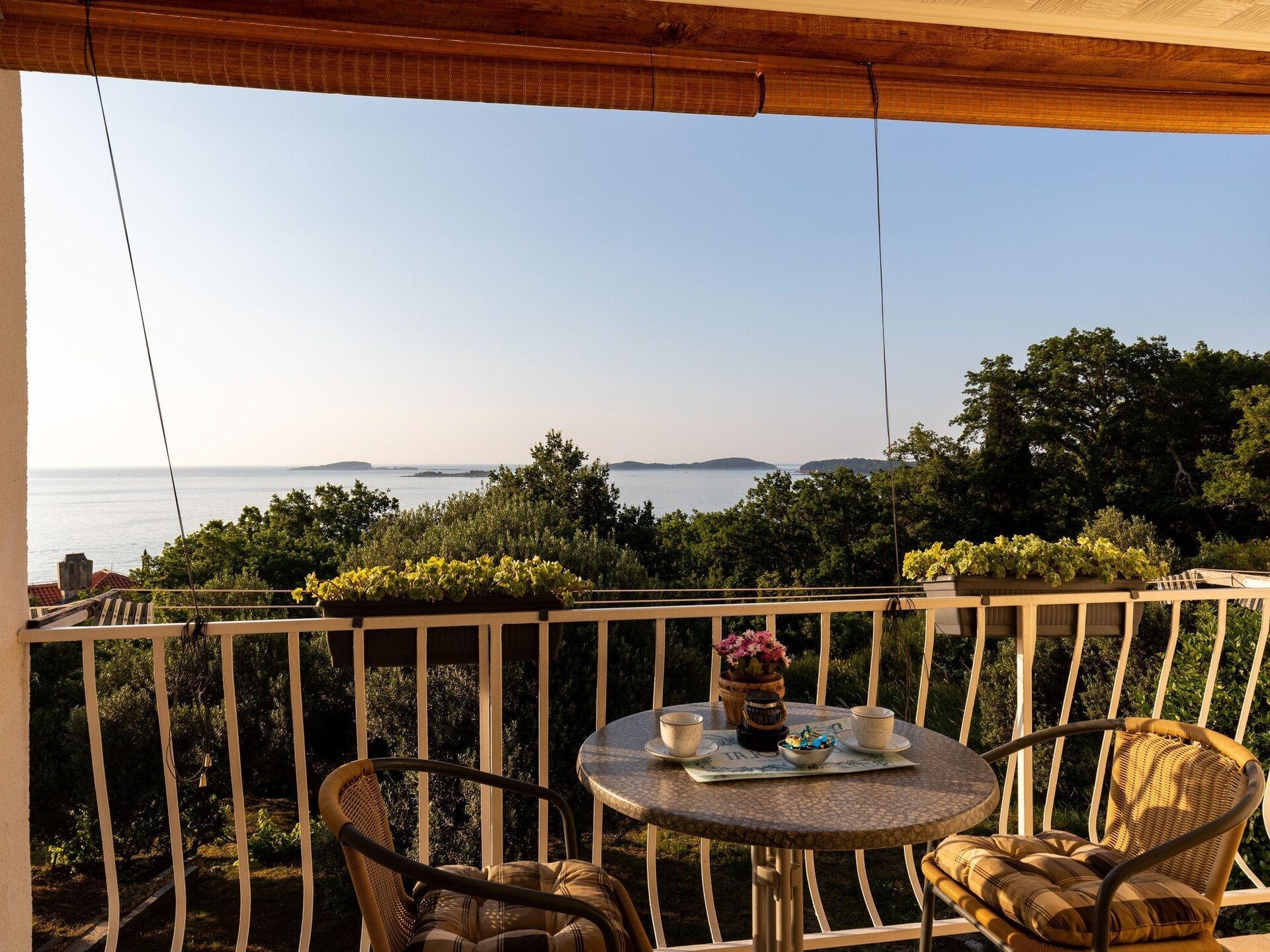 Double Room met balkon en zeezicht in Plat, vlakbij Dubrovnik - foto 15