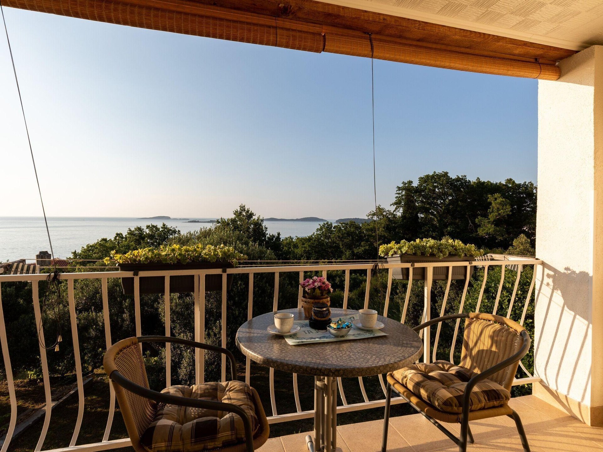 Double Room met balkon en zeezicht in Plat, vlakbij Dubrovnik - foto 16