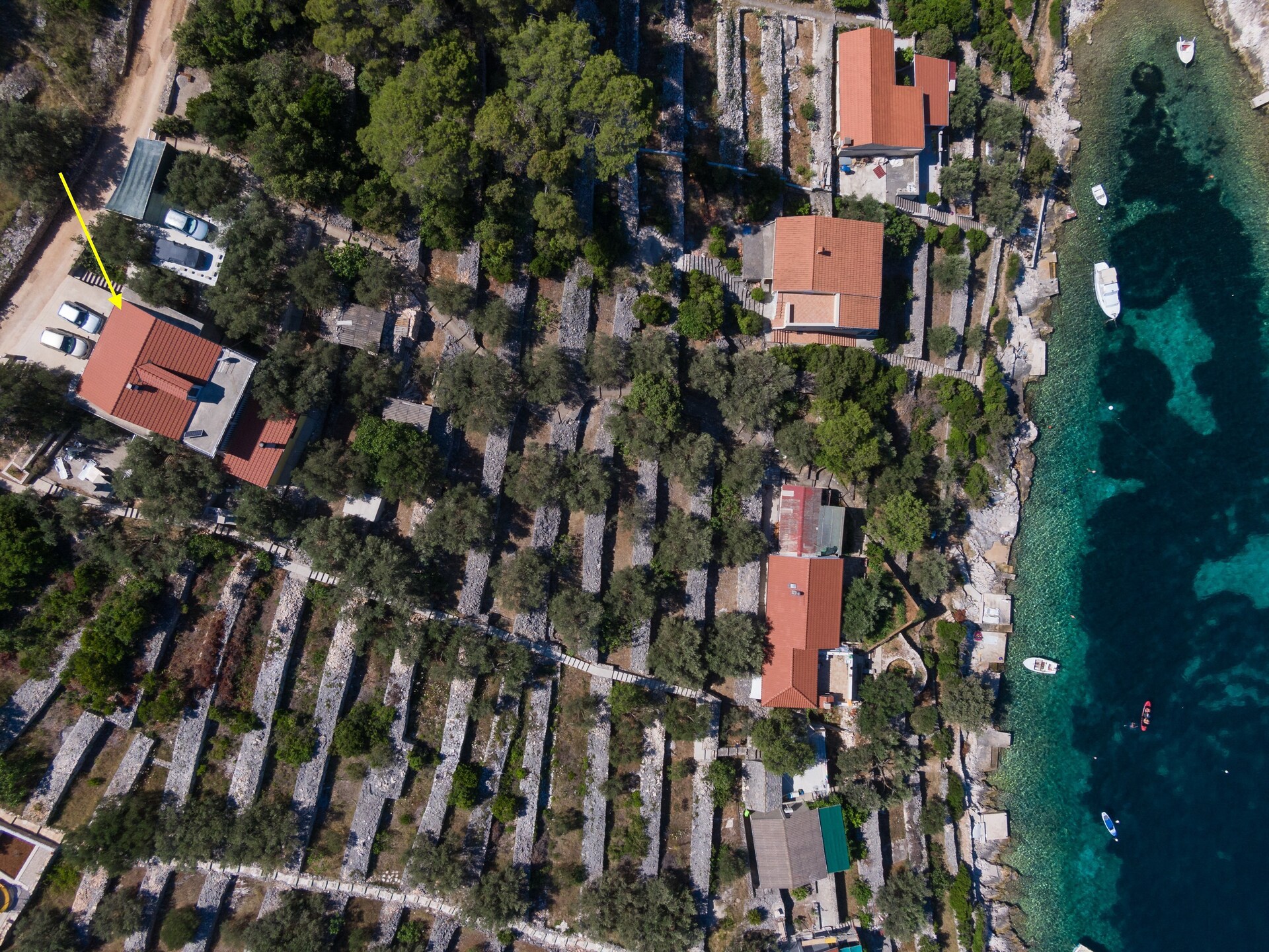Olive's Garden House: Vrijstaande woning met zeezicht en terras bij Vela Luka - foto 30