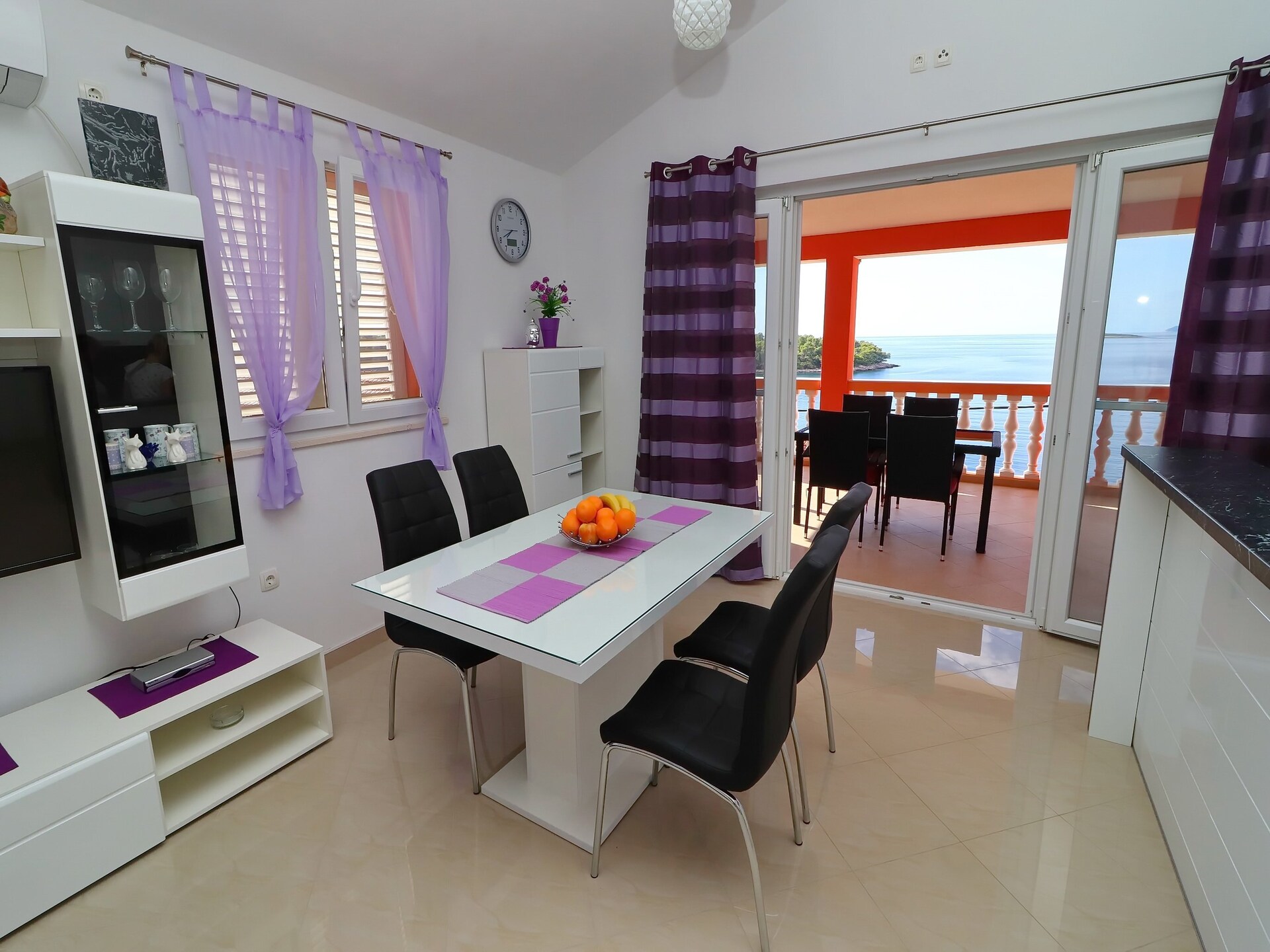 Tweekamerappartement aan zee met terras en panoramisch uitzicht op de Adriatische Zee - foto 2