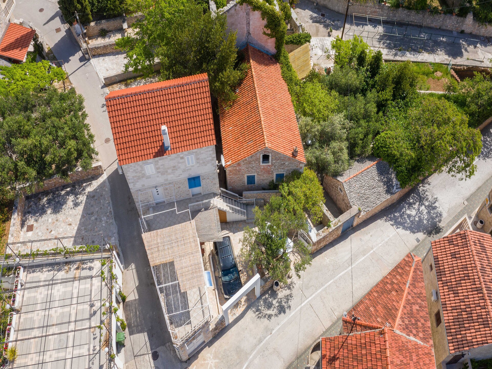 Villa Balarin: Stenen vakantiehuis met terras en uitzicht op zee in Bol, Brač - foto 31