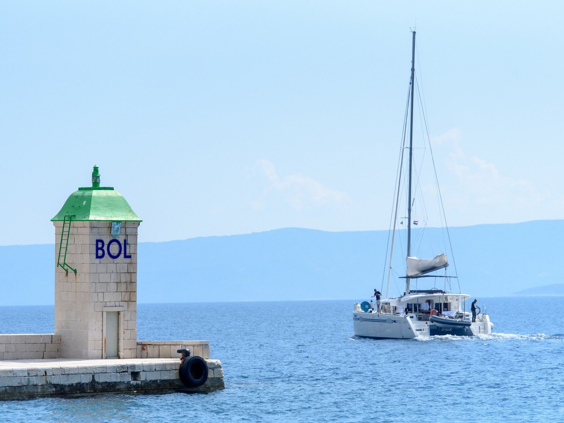 Villa Balarin: Stenen vakantiehuis met terras en uitzicht op zee in Bol, Brač - foto 33