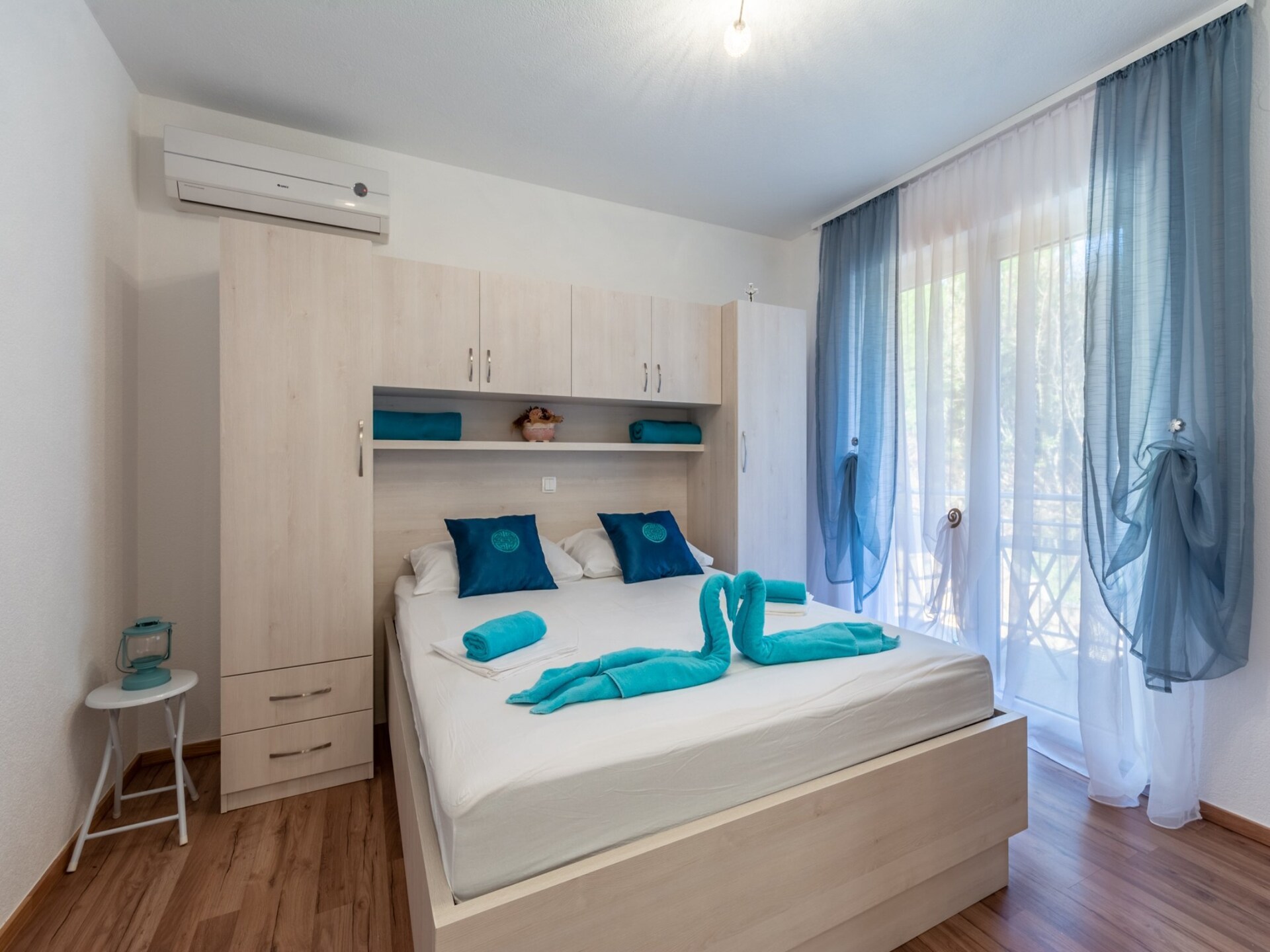 Studio met balkon en uitzicht op zee in het rustige Stanici bij Omiš - foto 4