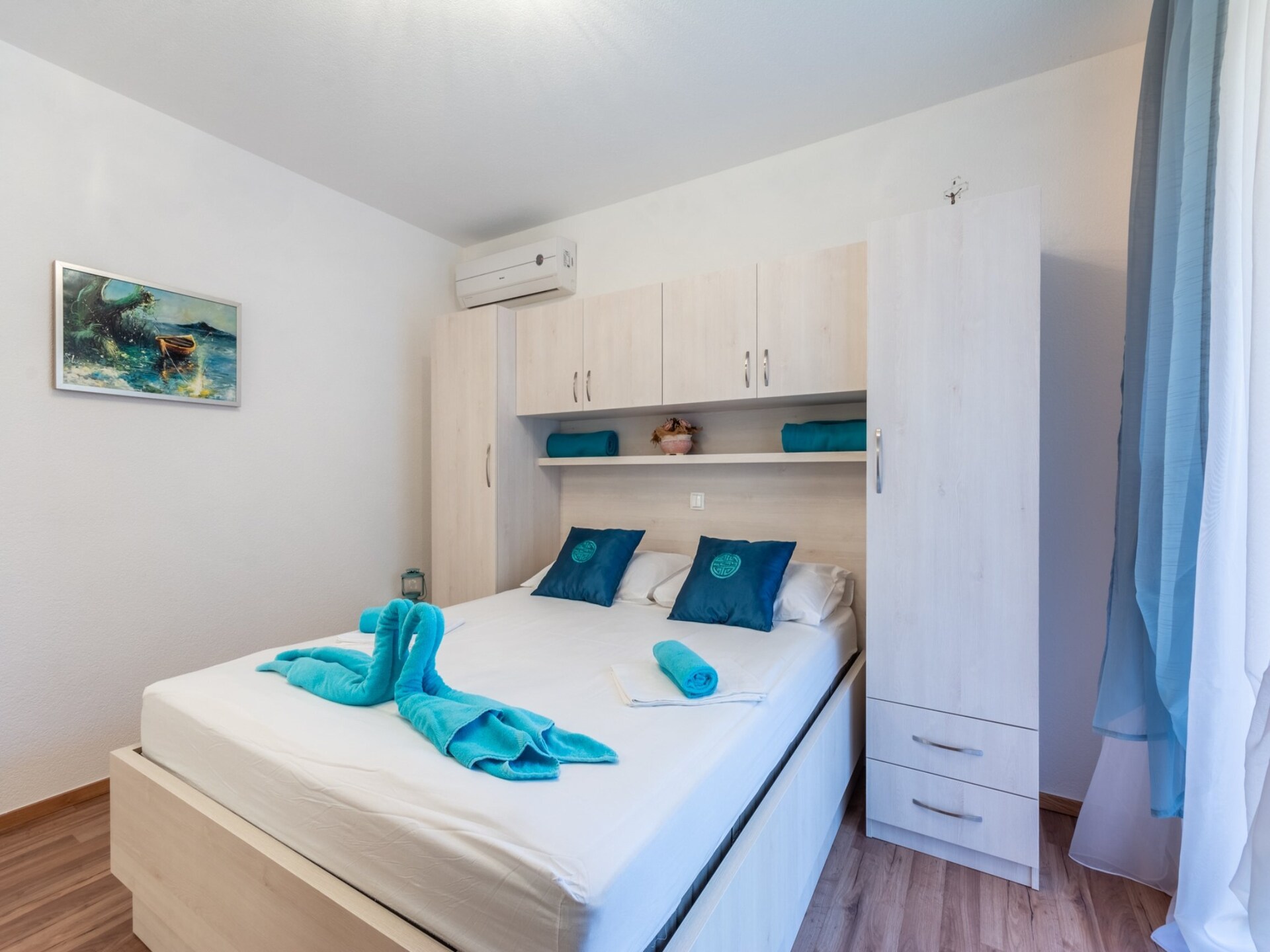 Studio met balkon en uitzicht op zee in het rustige Stanici bij Omiš - foto 8