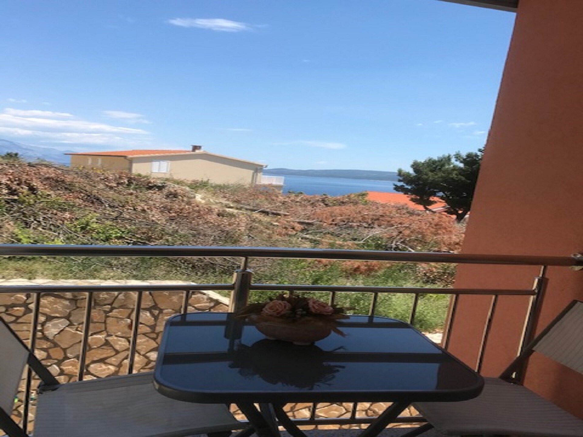 Studio met balkon en uitzicht op zee in het rustige Stanici bij Omiš - foto 26