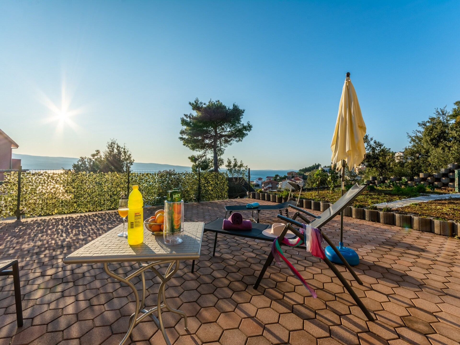 Studio met balkon en uitzicht op zee in het rustige Stanici bij Omiš - foto 14