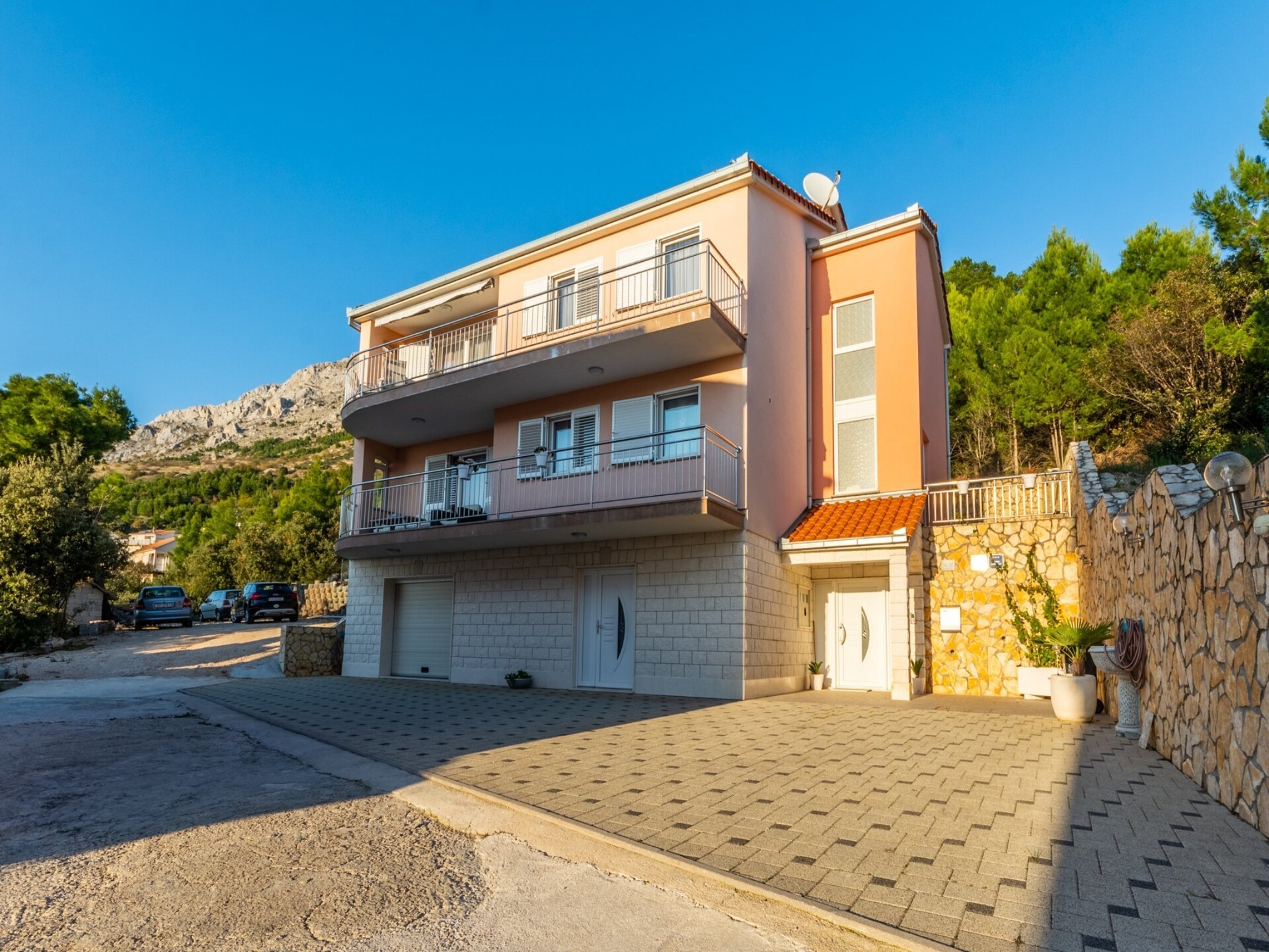 Studio met balkon en uitzicht op zee in het rustige Stanici bij Omiš - foto 29