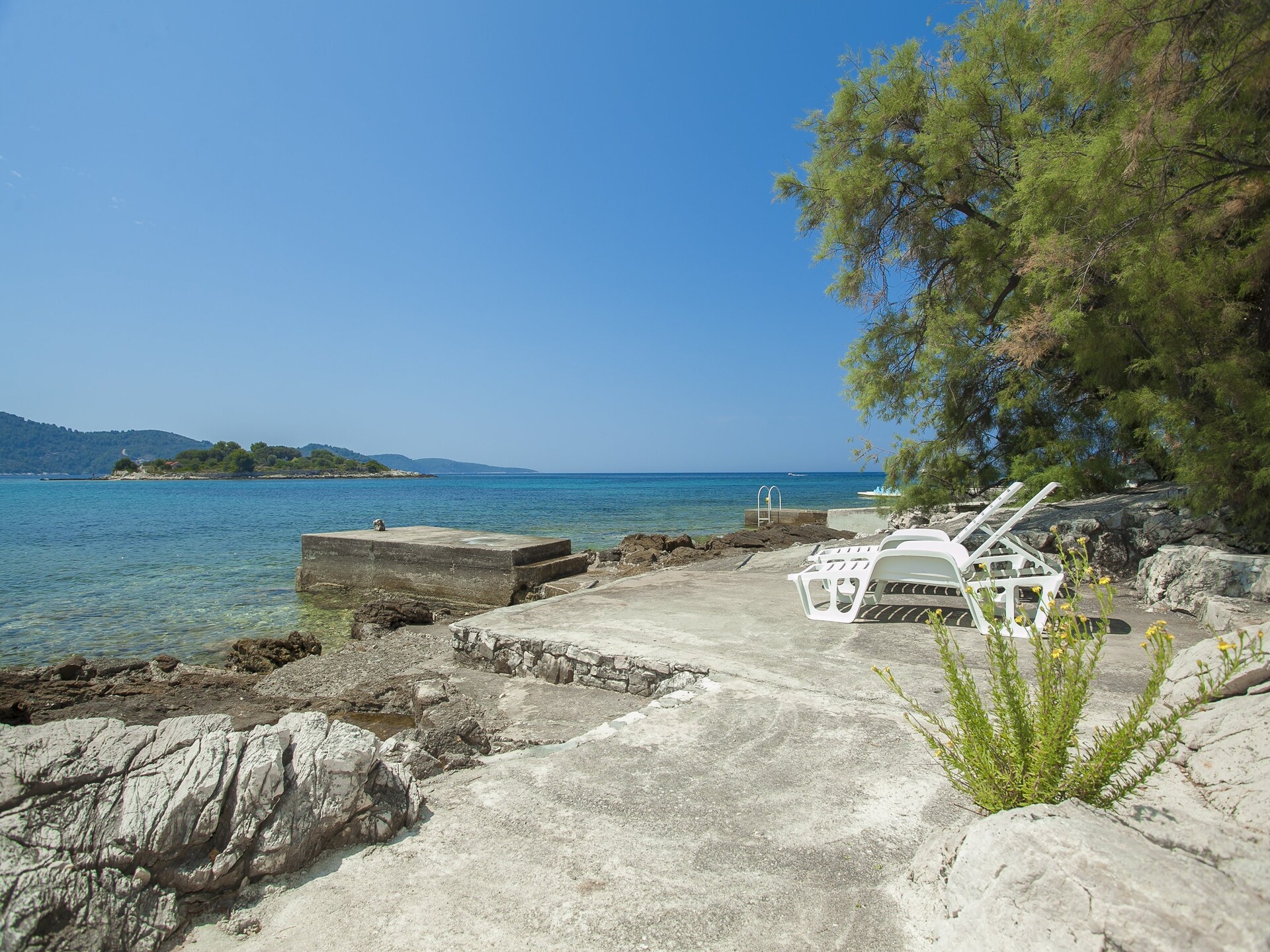 Vakantiehuis Neda: Zeezicht en Terras op Steenworp van Zee in Vela Luka - foto 20