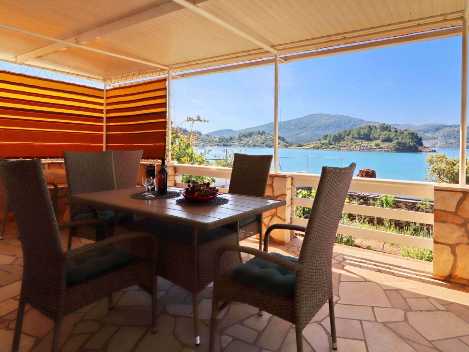 Vakantiehuis Neda: Zeezicht en Terras op Steenworp van Zee in Vela Luka - foto 25