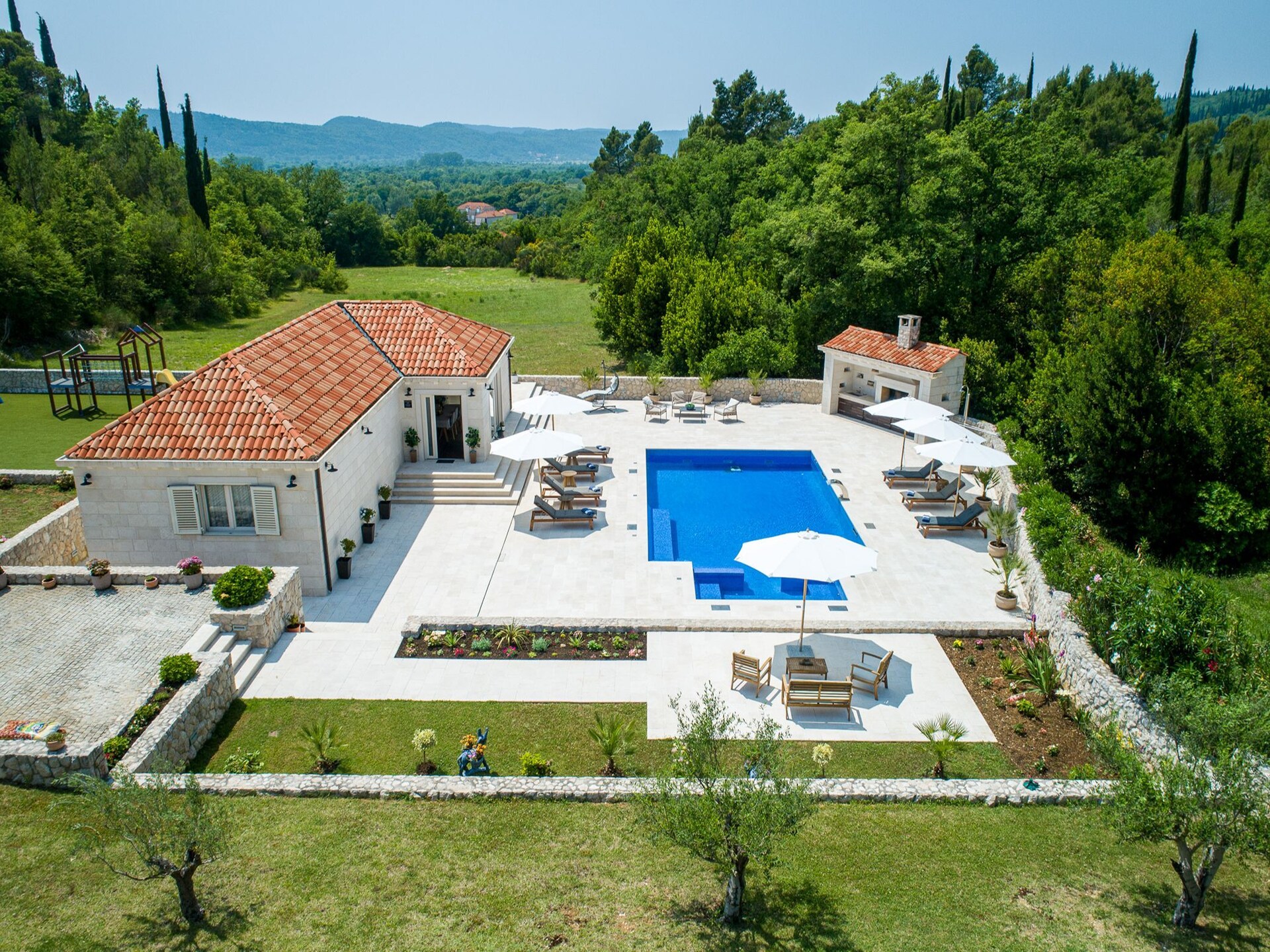 6-persoons villa met privézwembad in Gruda - foto 109