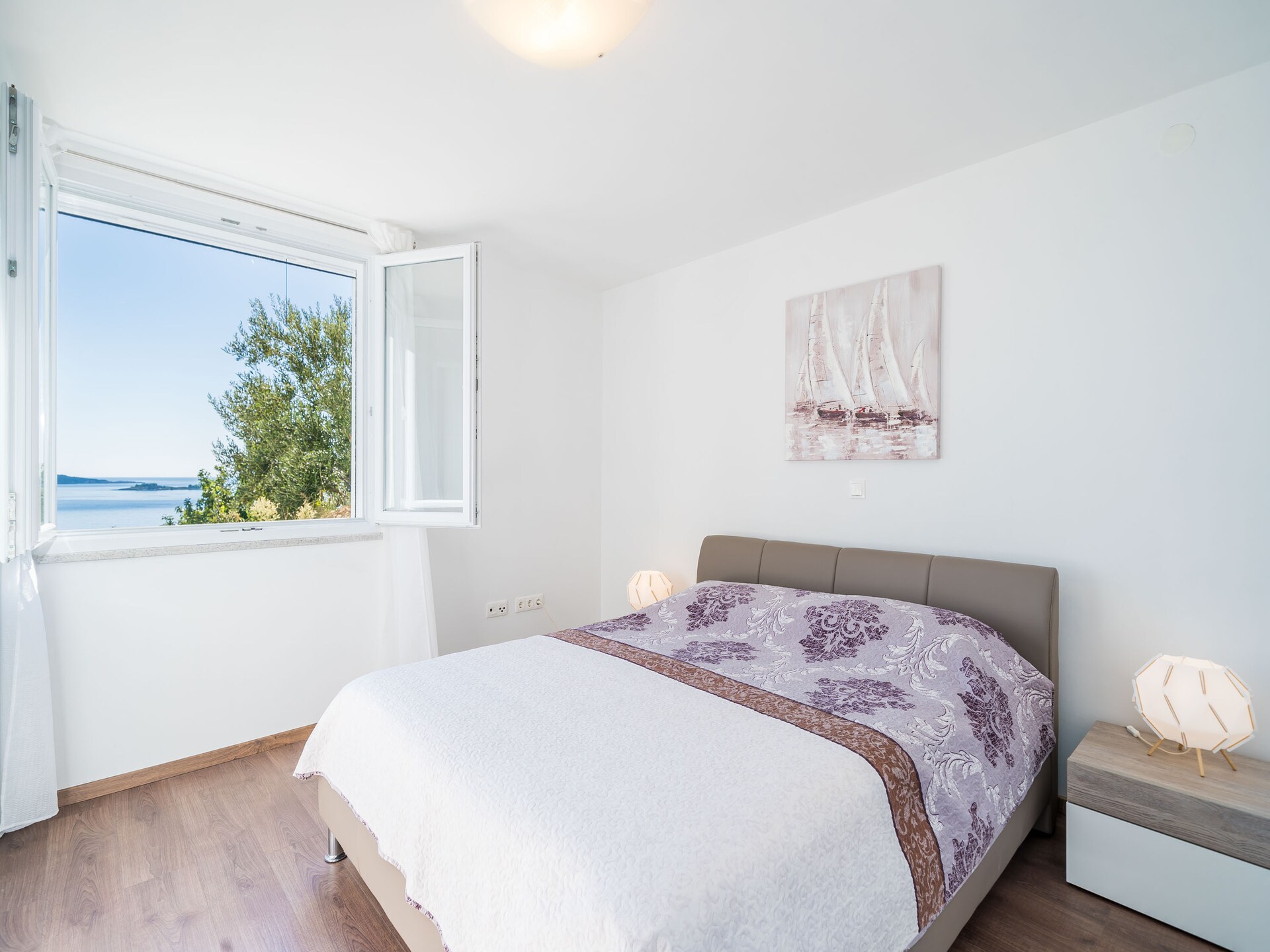 Appartement met zeezicht en gedeeld zwembad op 200m van strand in Mlini - foto 12