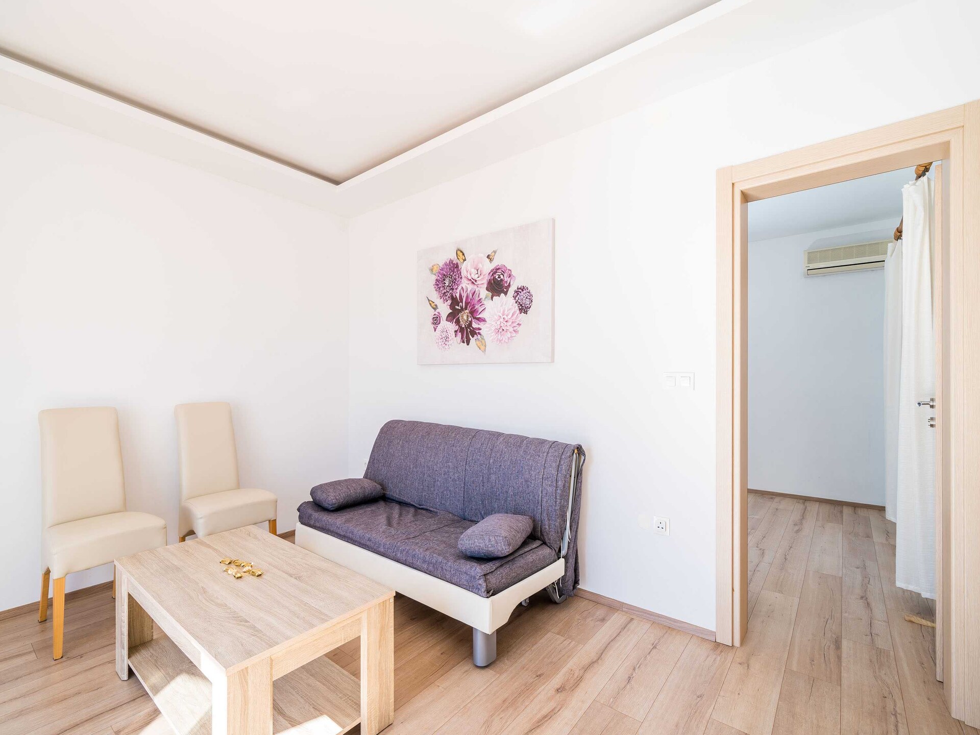 Rustiek appartement met balkon en zeezicht op 200m van het strand in Mlini - foto 4