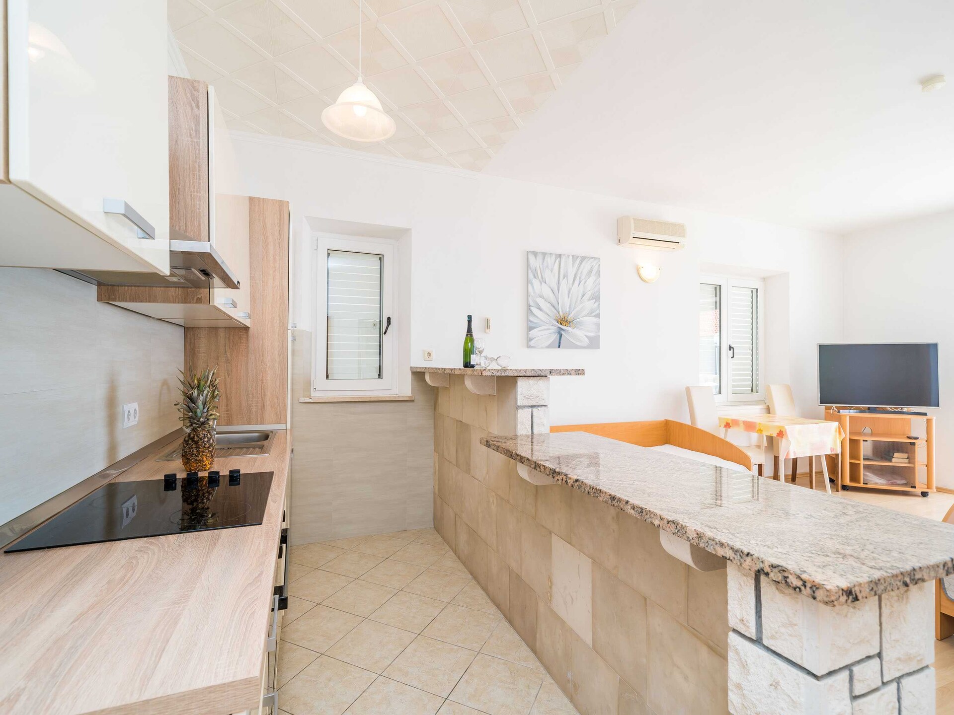 Comfort Studio met Zeezicht en Balkon in Mlini, vlakbij Strand - foto 3