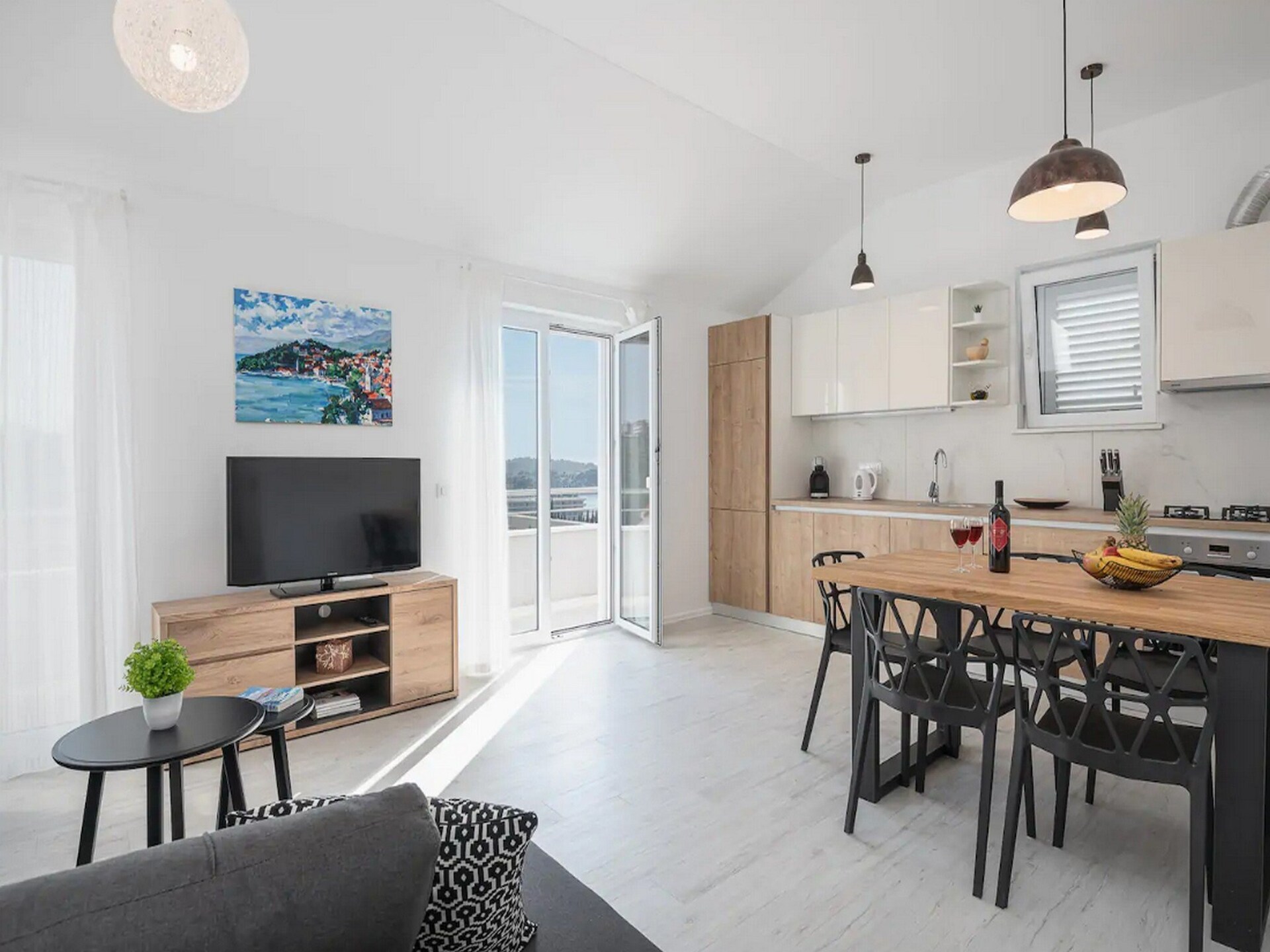 Rustiek appartement met zeezicht en balkon in Cavtat, 300m van het strand - foto 5