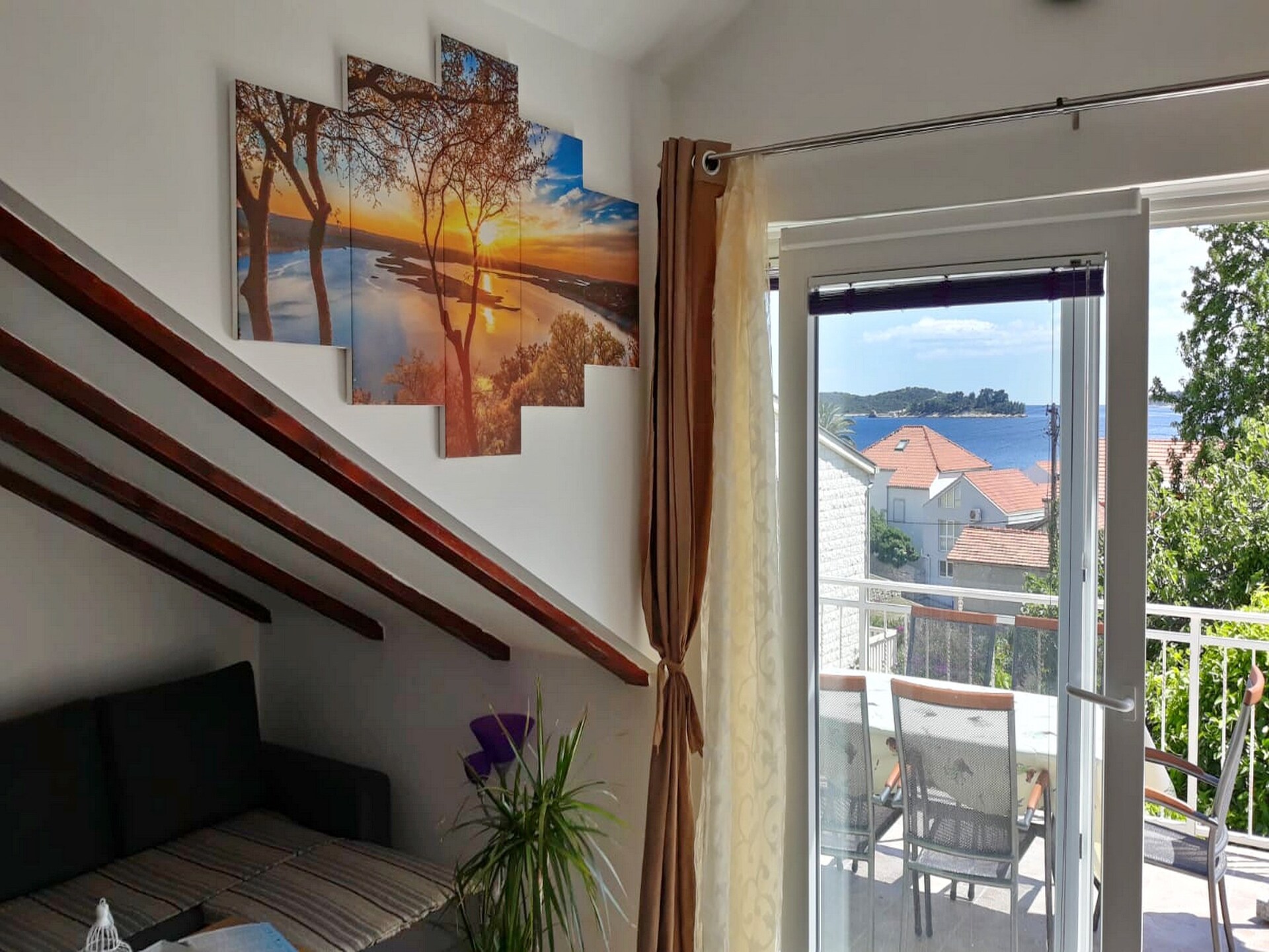 Zonovergoten appartement met terras en zeezicht in Orebić, op 100m van strand - foto 19