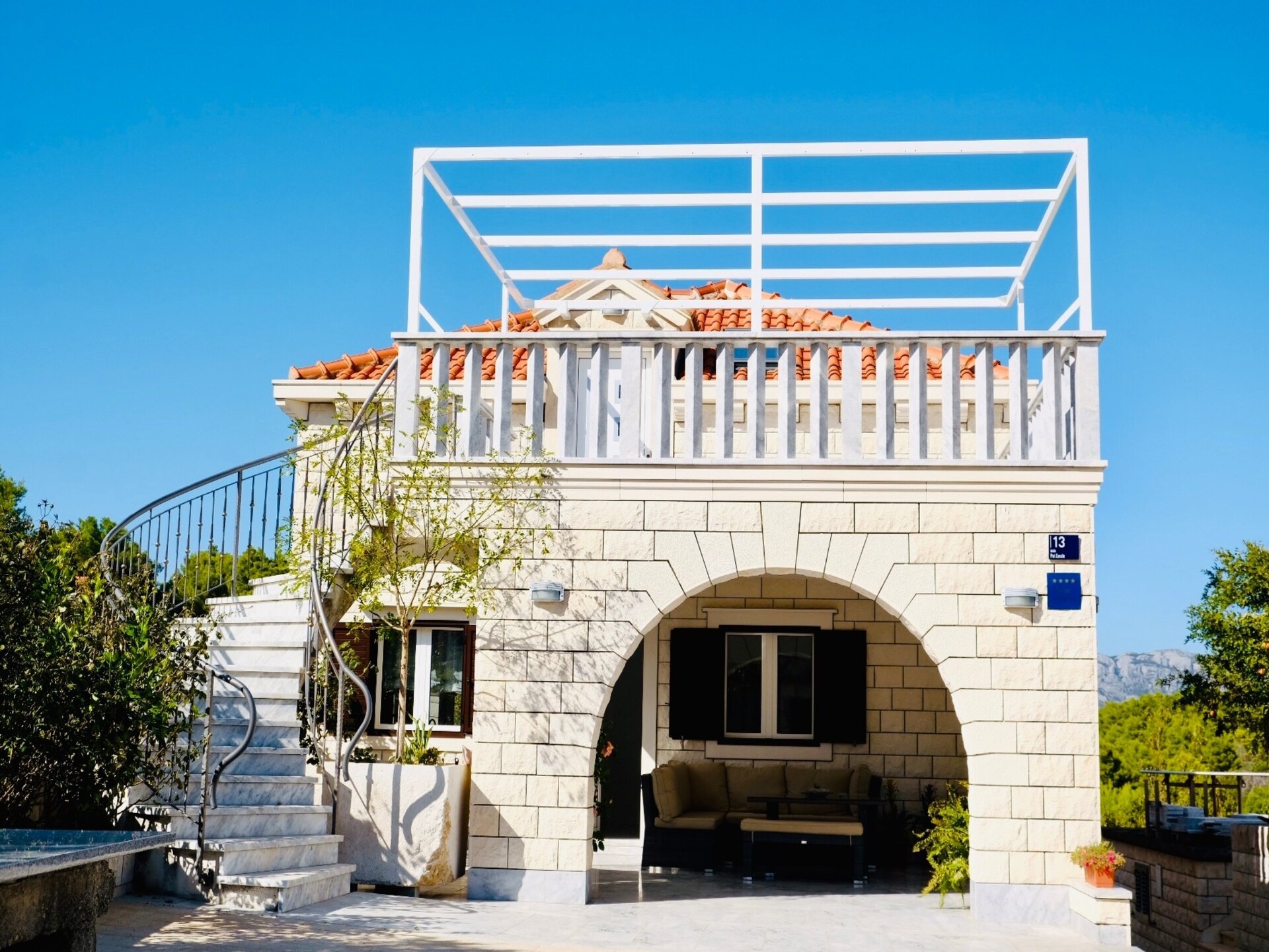 Aan het strand: Ruim appartement in Povlja voor 4 personen - foto 16