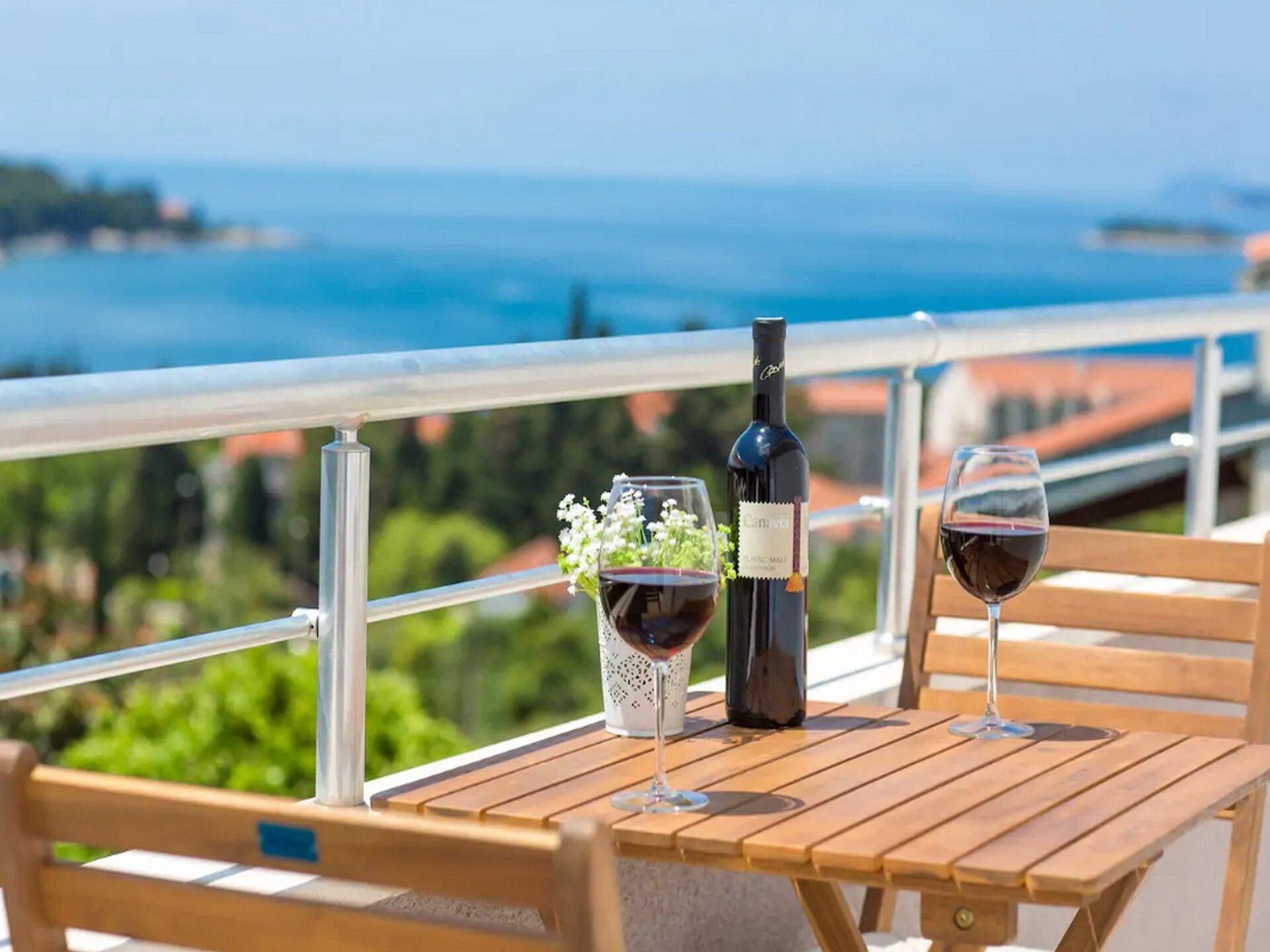 Rustiek appartement aan zee met panoramisch uitzicht op de Adriatische Zee in Cavtat - foto 11