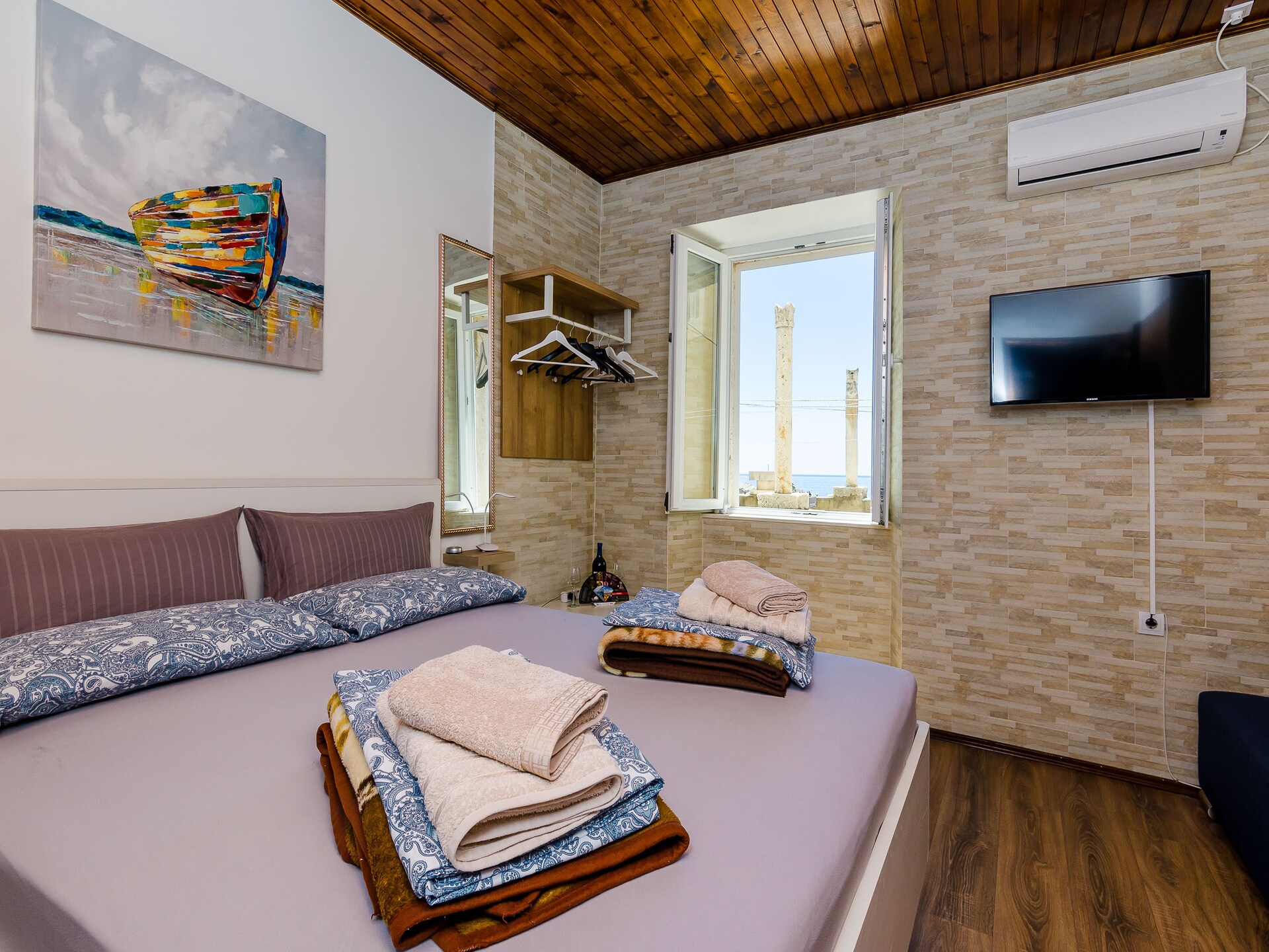 Triple Kamer met Zeezicht op 100m van Strand in Dubrovniks Oude Stad - foto 6