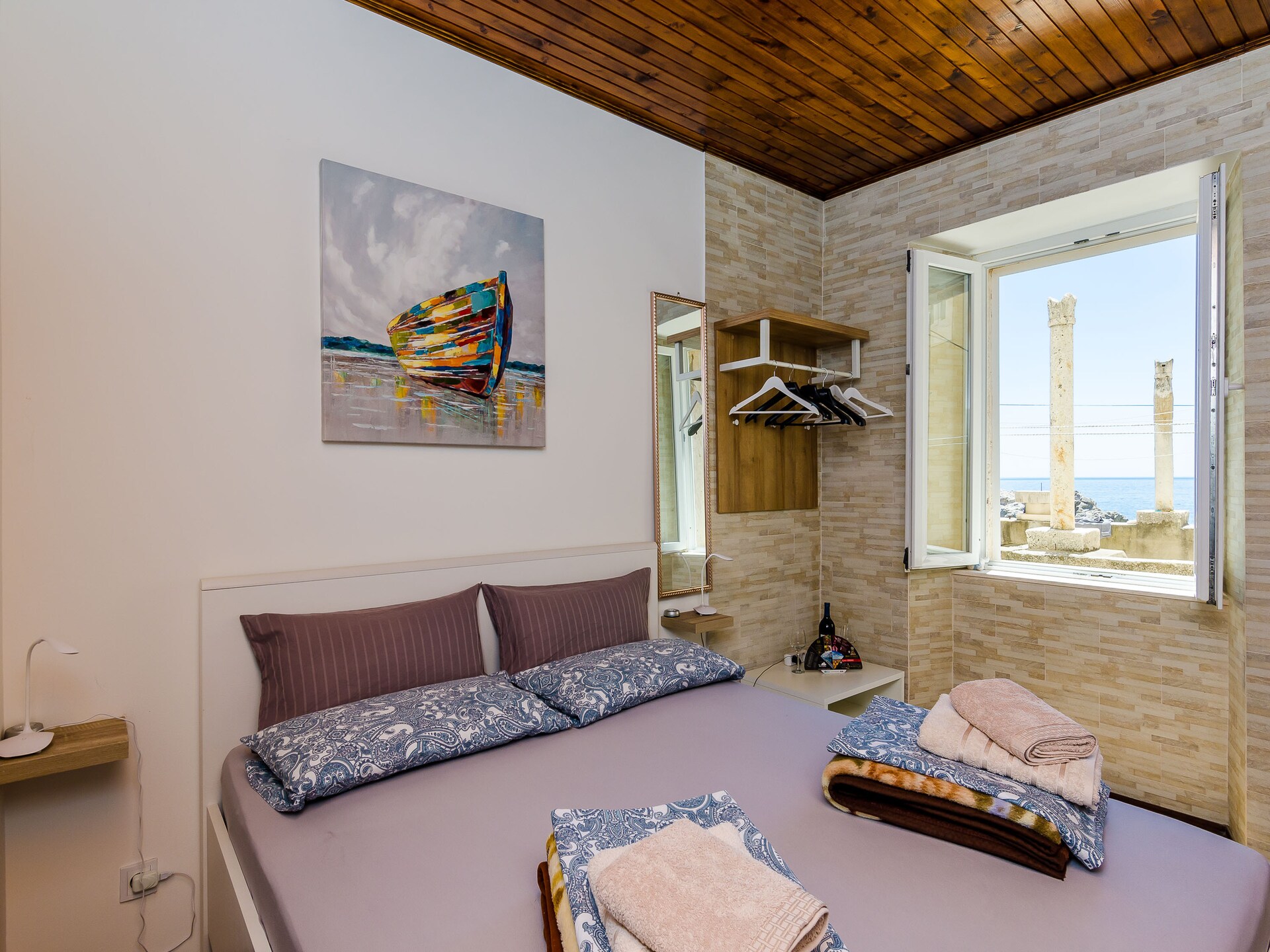 Triple Kamer met Zeezicht op 100m van Strand in Dubrovniks Oude Stad - foto 1