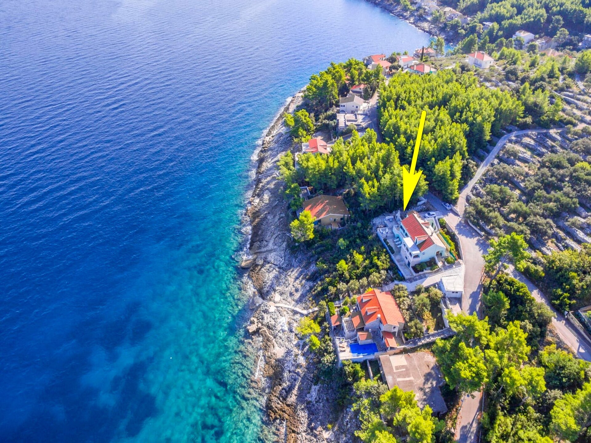 Zeezichtvakantiehuis Marija: Vrijstaand aan de Adriatische kust in Prigradica voor 8 personen - foto 29