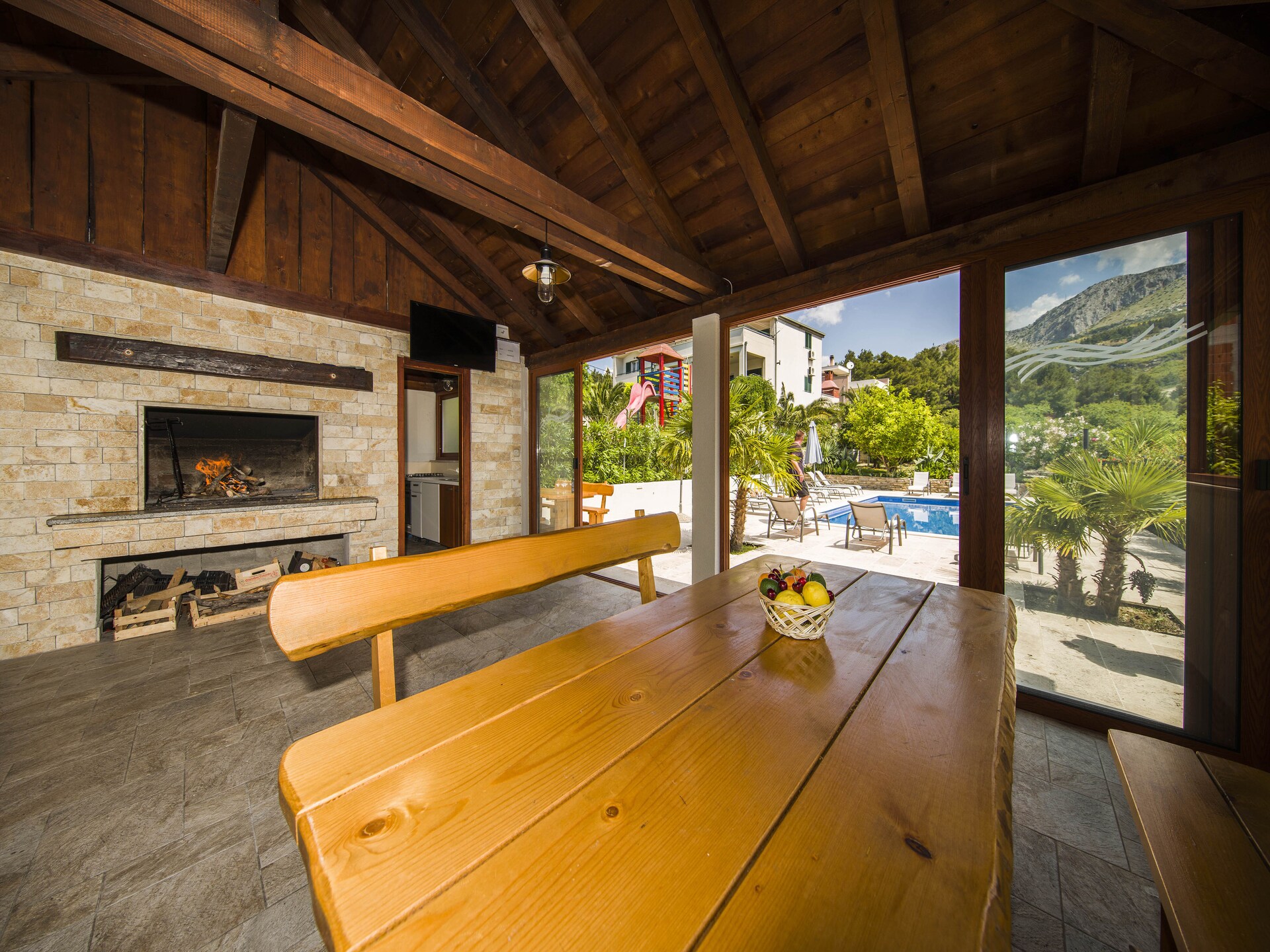 Villa Dvori Viškovi: Ruime villa met privézwembad voor 20 personen bij Podstrana - foto 29