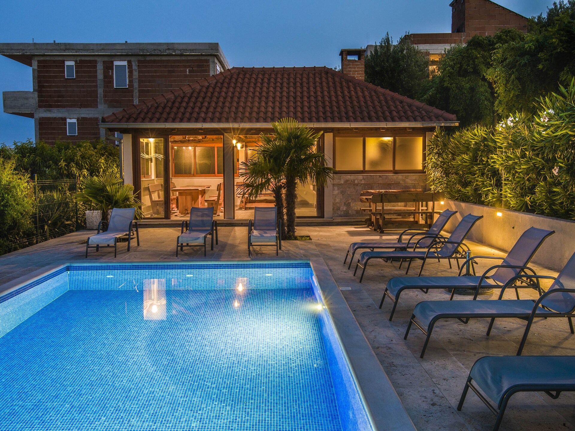 Villa Dvori Viškovi: Ruime villa met privézwembad voor 20 personen bij Podstrana - foto 34
