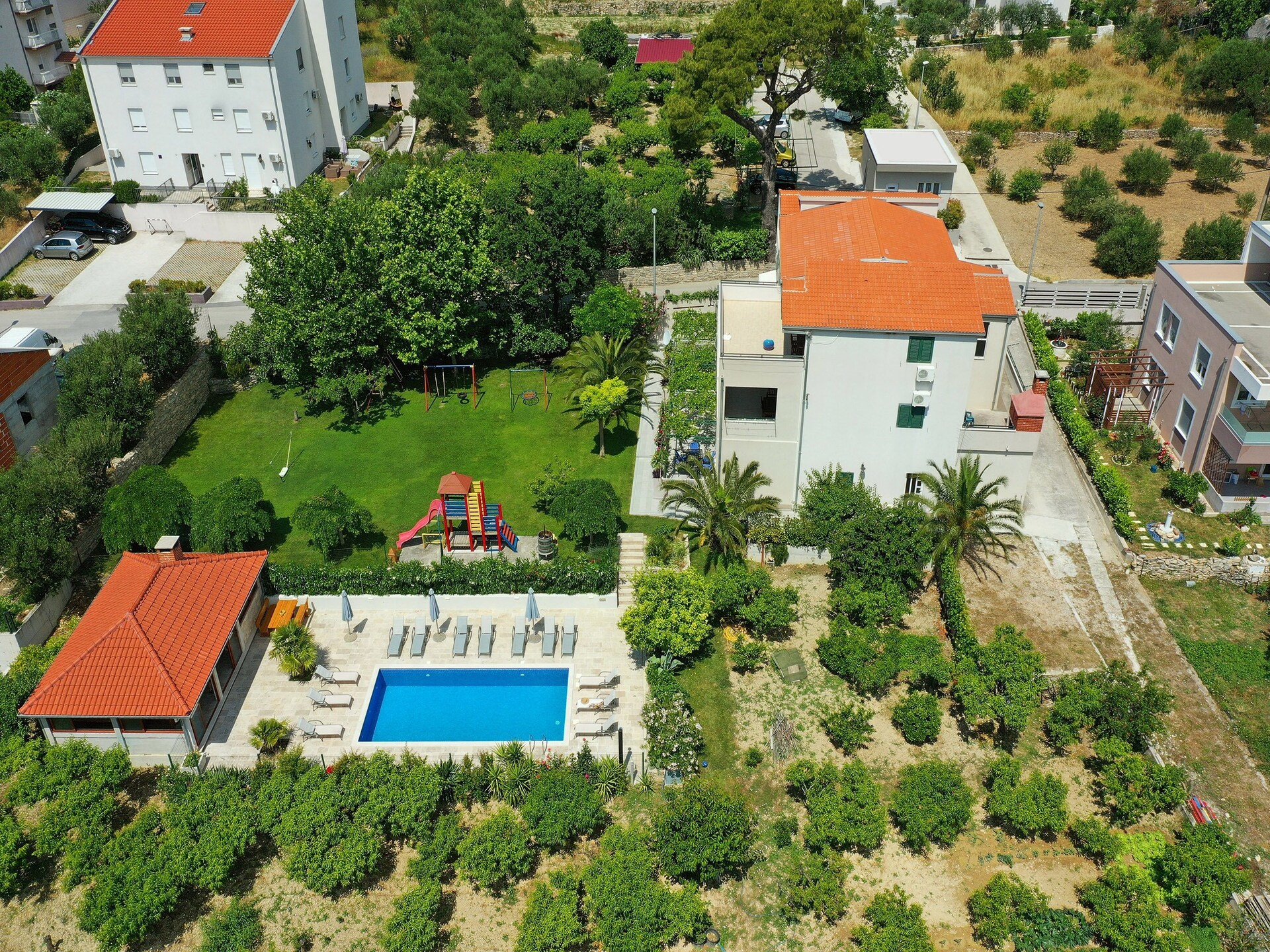 Villa Dvori Viškovi: Ruime villa met privézwembad voor 20 personen bij Podstrana - foto 40