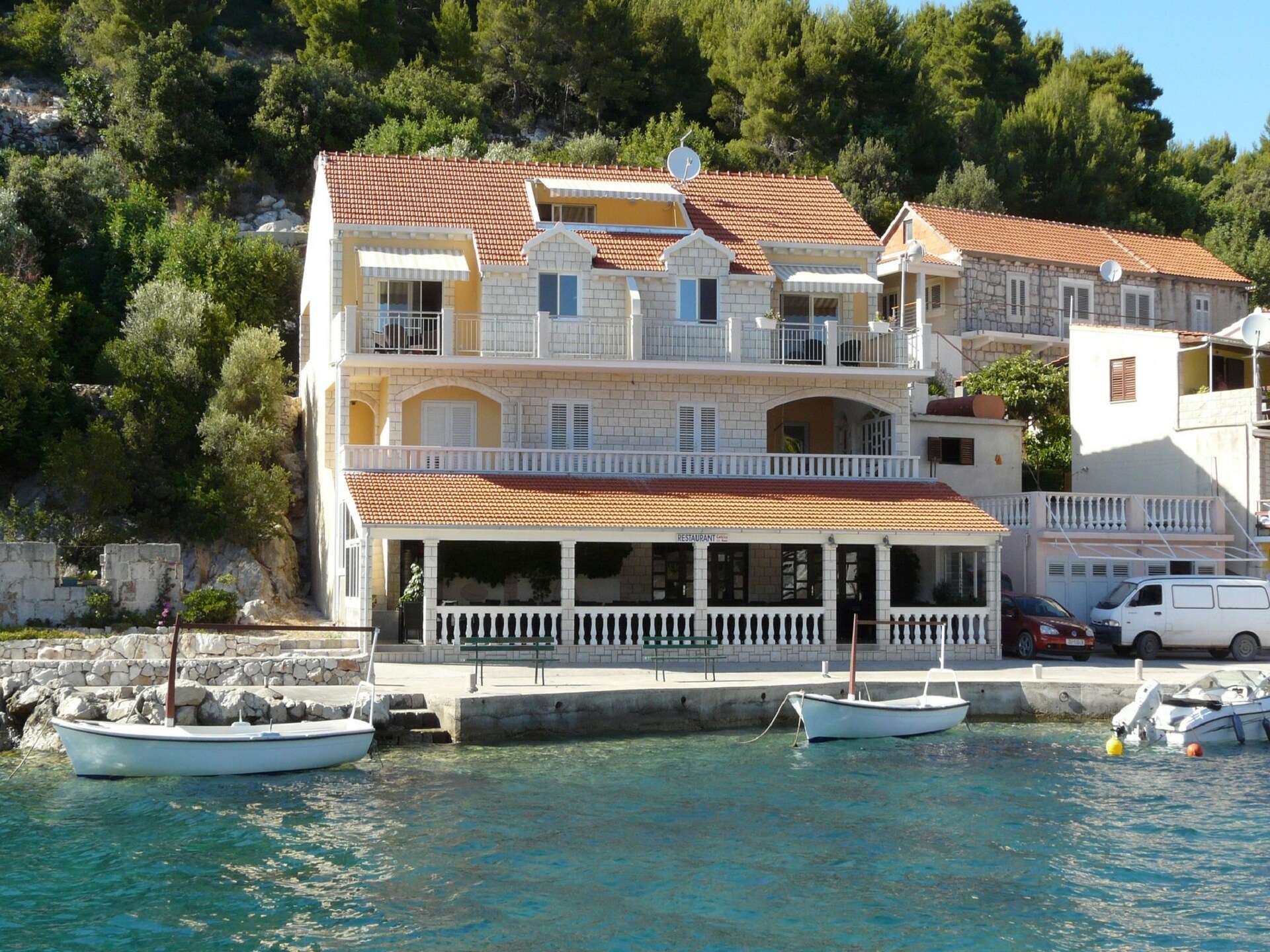 Appartement Seashell in Prižba: 2 slaapkamers, zeezicht op Korčula - foto 2