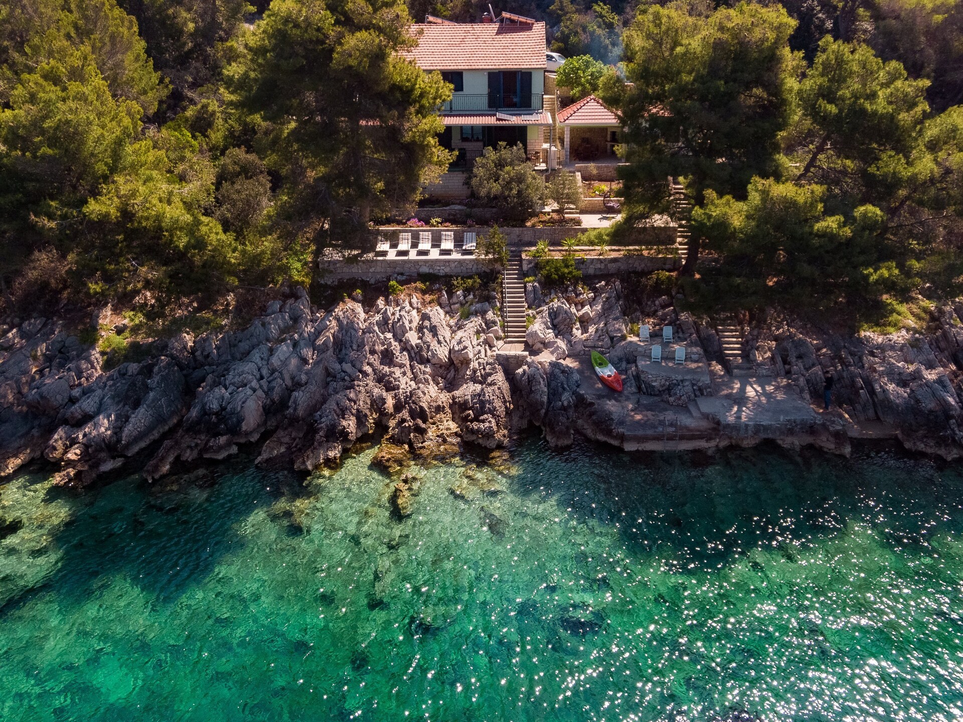 Ruim vakantiehuis Melanie aan zee op Korčula voor 10 personen - foto 14