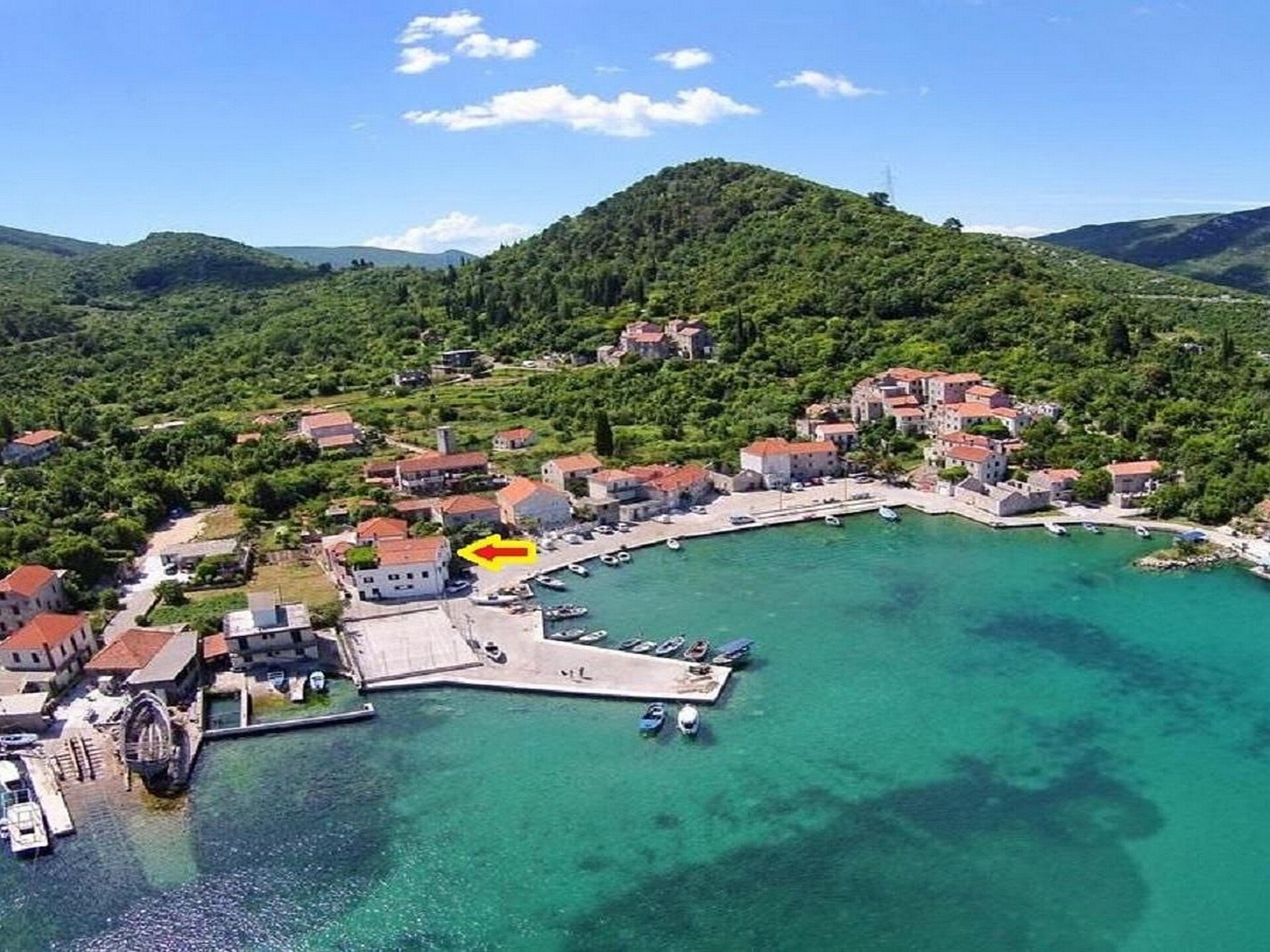 Stenen huis aan zee met panoramisch terras in Luka, Pelješac - foto 18