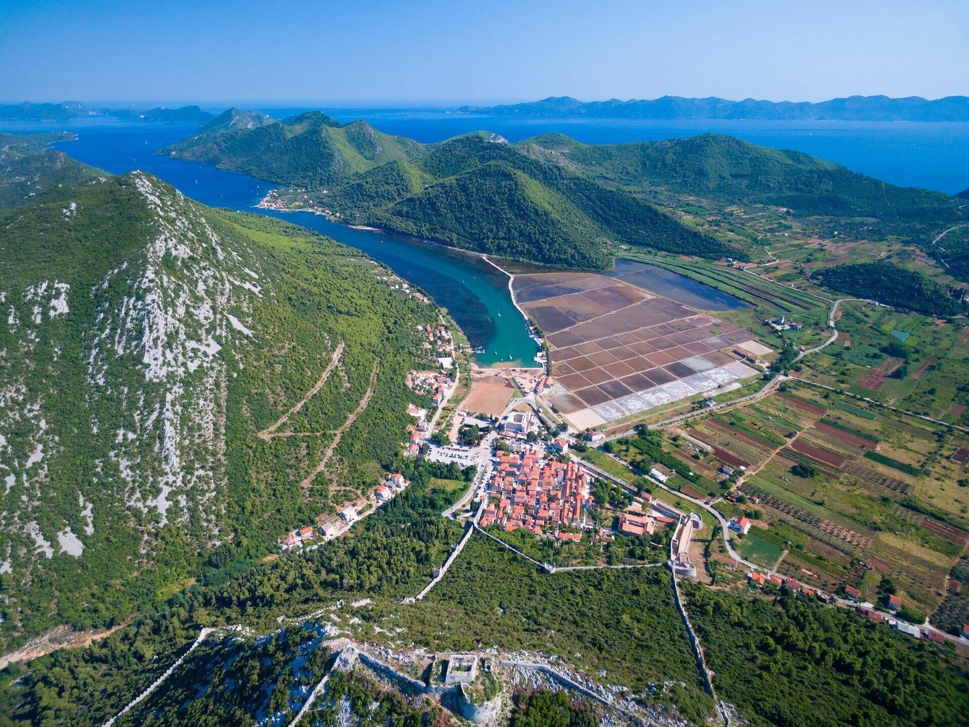 Stenen huis aan zee met panoramisch terras in Luka, Pelješac - foto 25