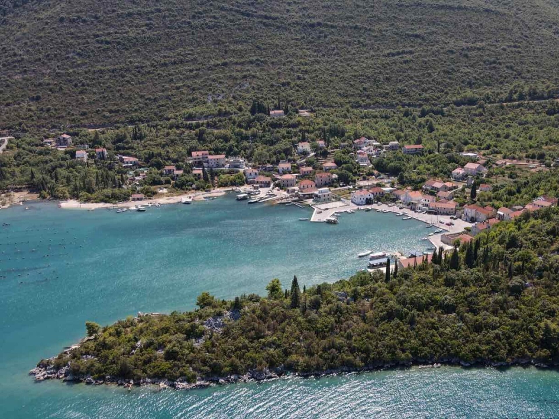 Stenen huis aan zee met panoramisch terras in Luka, Pelješac - foto 26