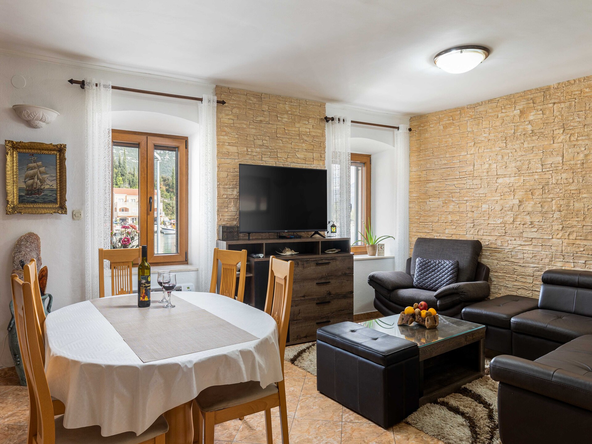 Stenen huis aan zee met panoramisch terras in Luka, Pelješac - foto 33